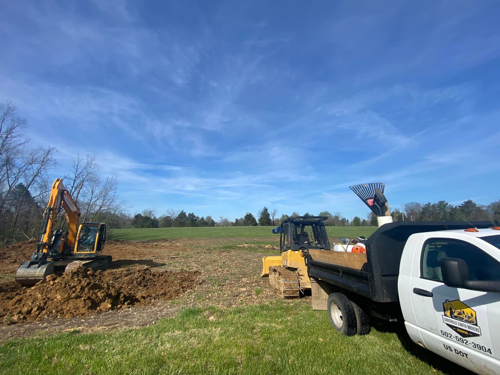 Excavating for Louisville Earth Movers in Crestwood, KY