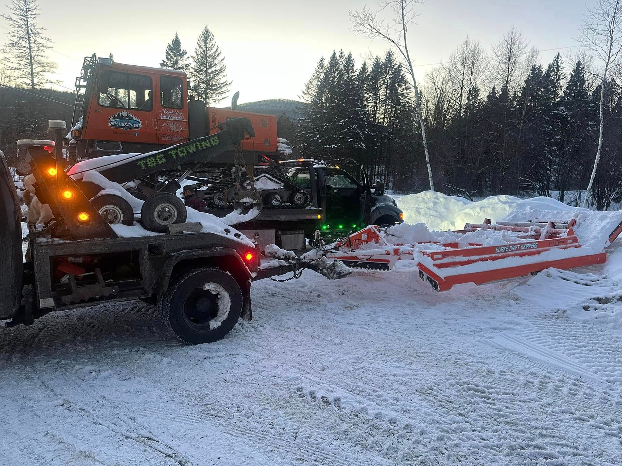  for TBC Towing in Burke, VT
