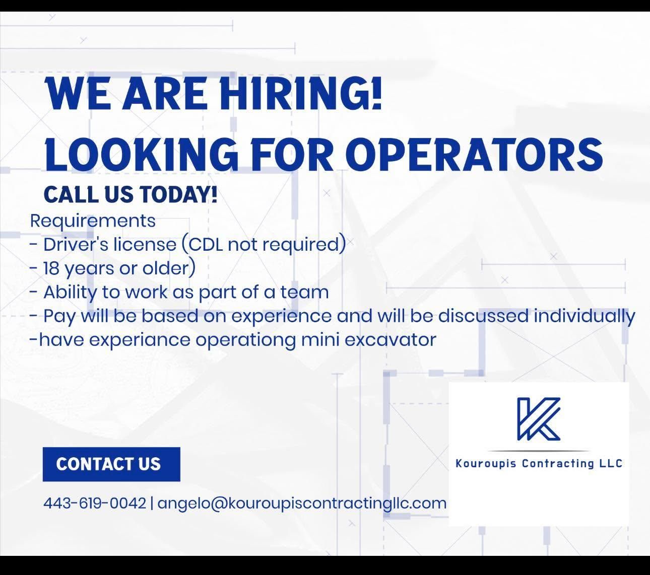  for Kouroupis Contracting in Frankford, DE