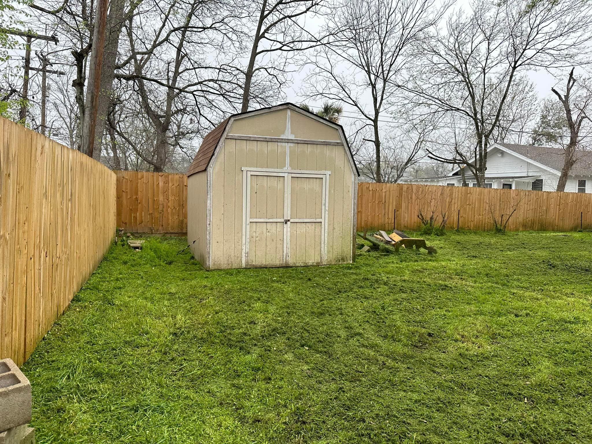 Mowing for Allen Lawn Care in Taylor, Texas