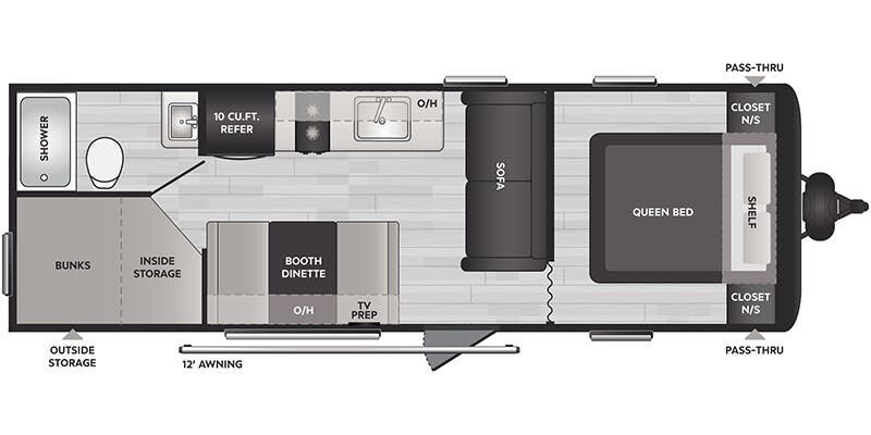 2024 Keystone Springdale Classic 260 BHC (Lacey) for Paradise RV Rentals in Perry, GA