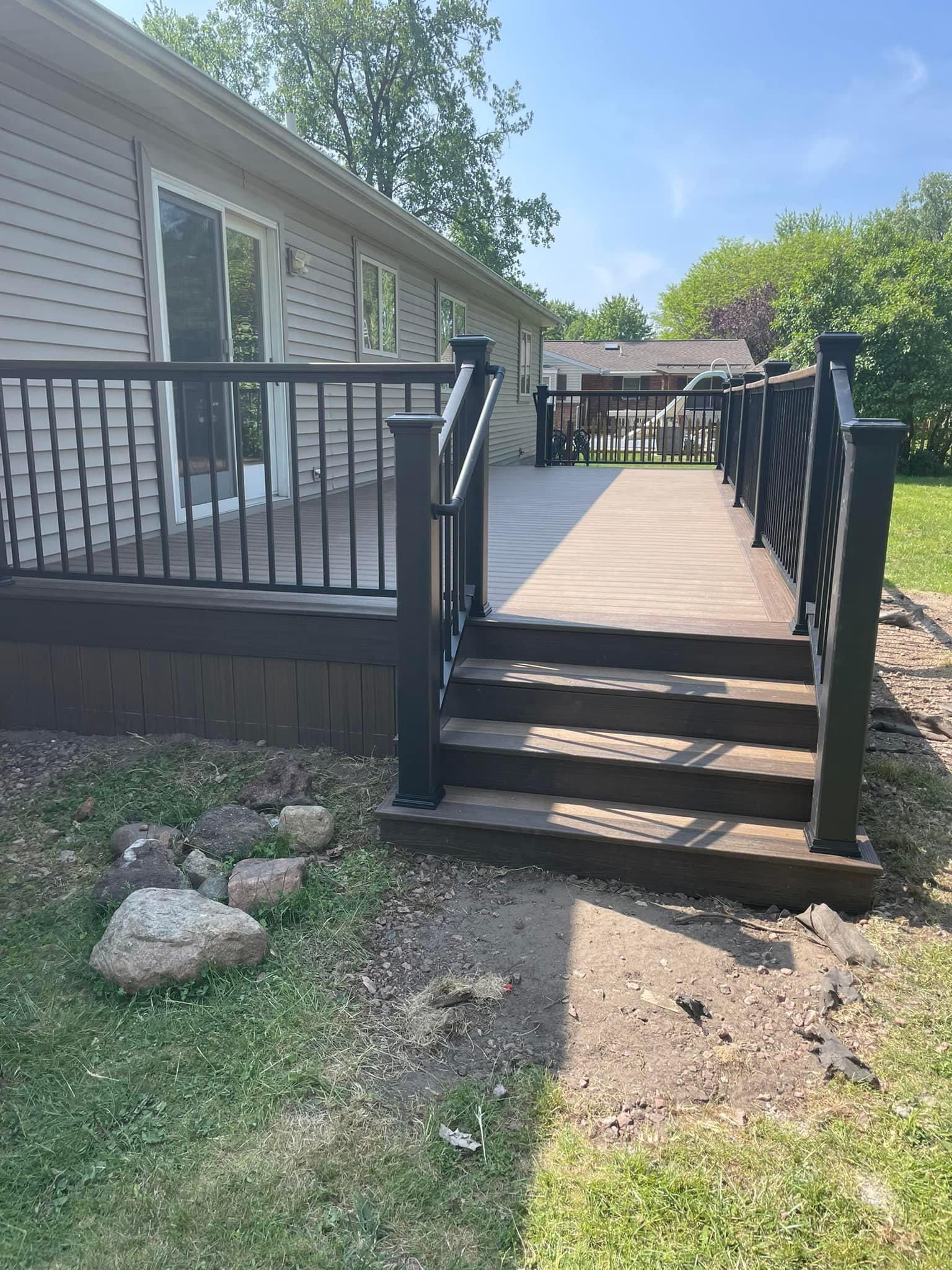 Deck & Patio Installation for BASE Contracting in Dundee,  MI