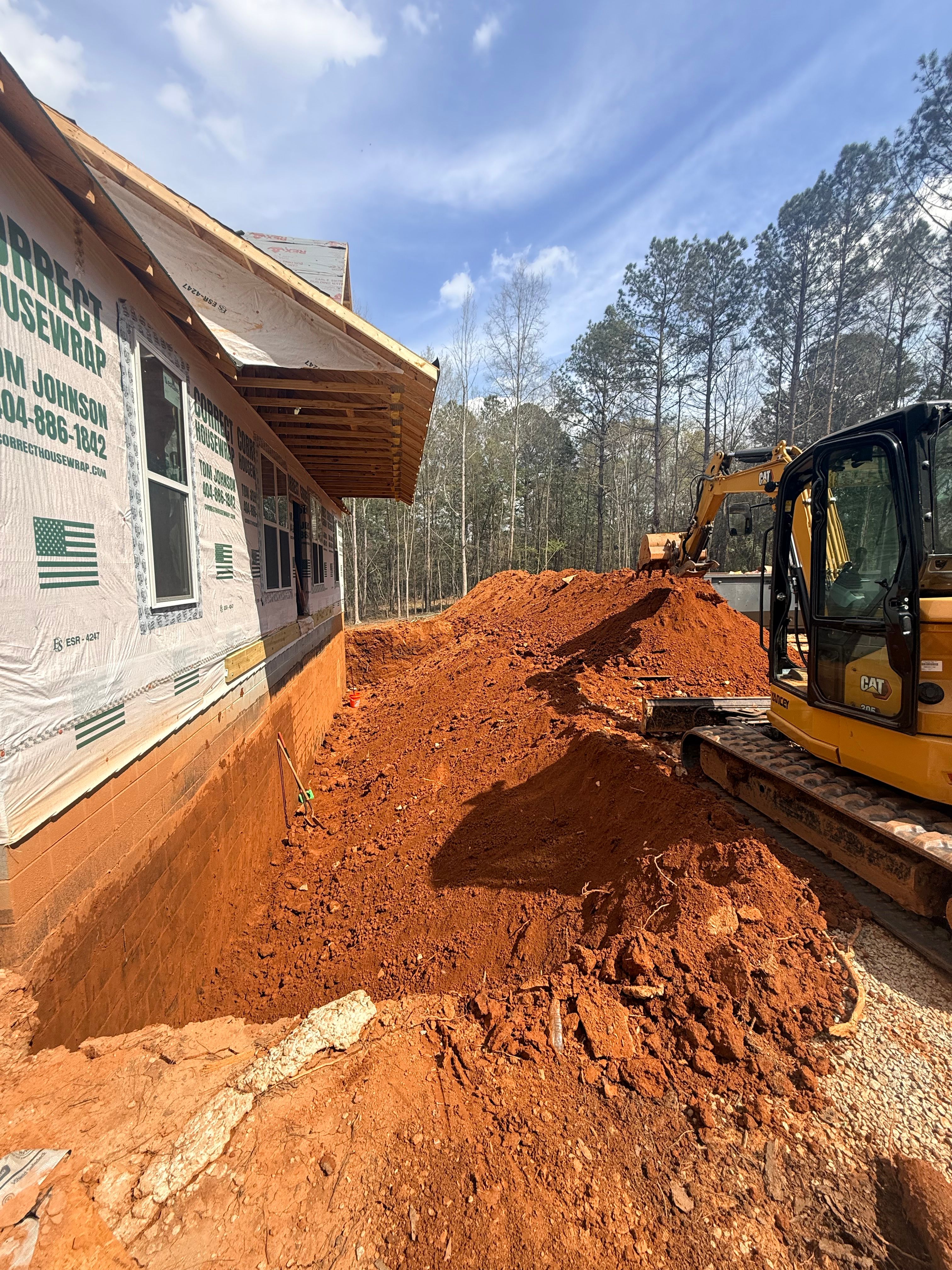 Excavation for J&J Hauling and Outdoor LLC  in Fayetteville, GA
