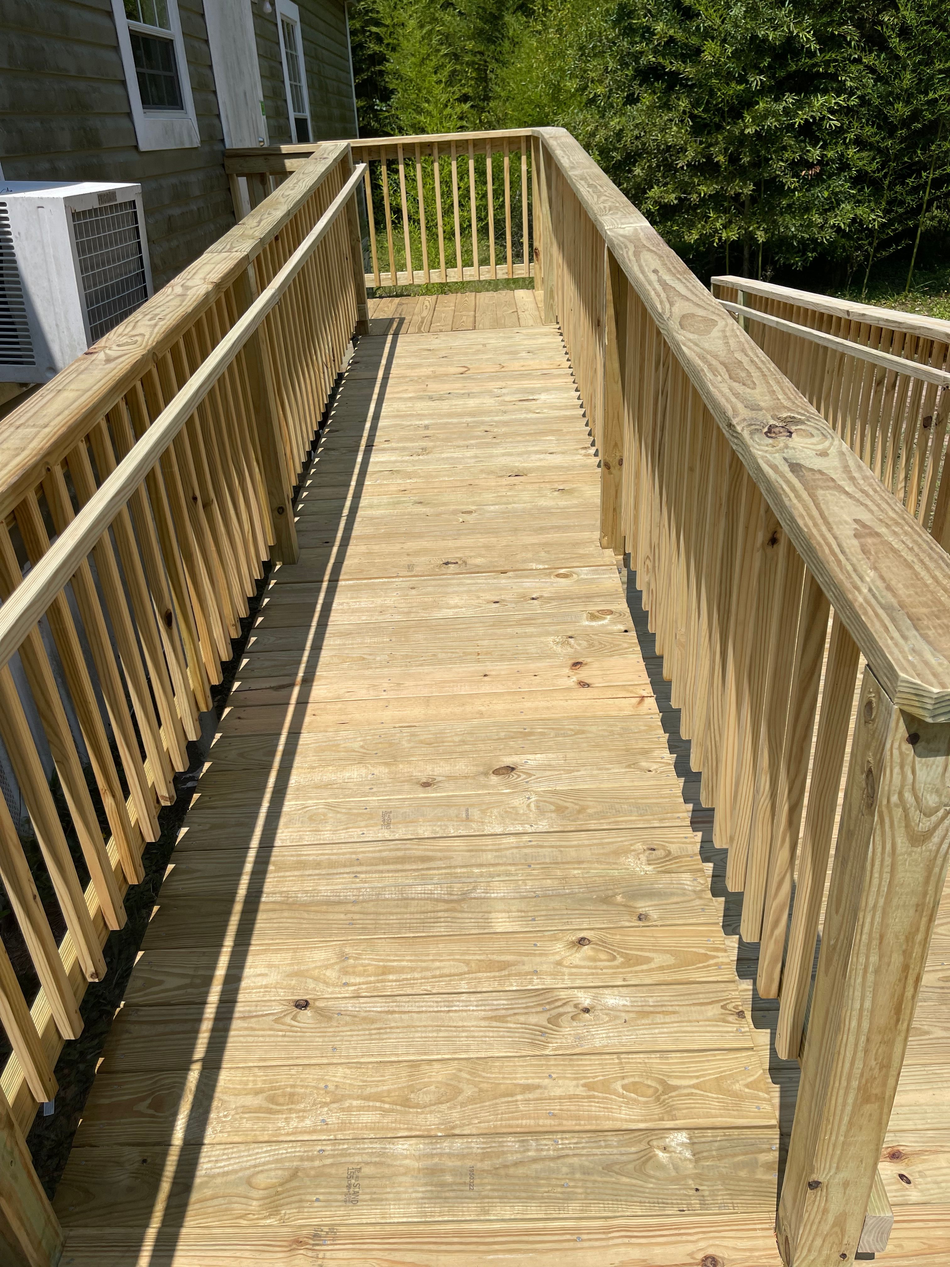 Deck & Patio Construction for JPH Builders Inc. in Milton, FL