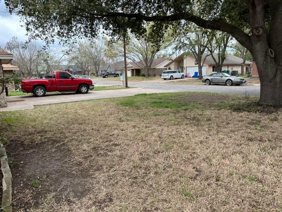 Mowing for Allen Lawn Care in Taylor, Texas