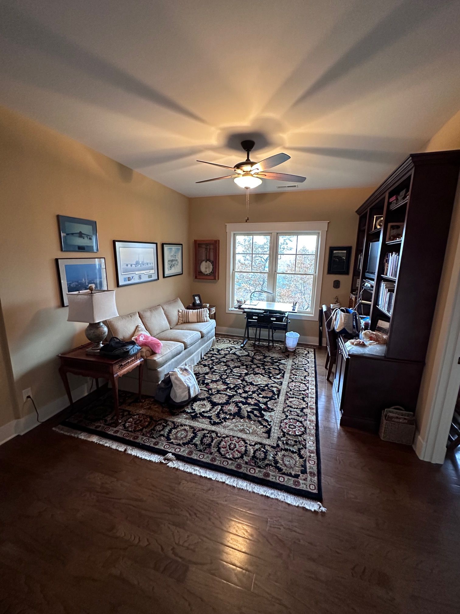 Interior painting Cole Residence for WNC Superior Property Services in Asheville , NC