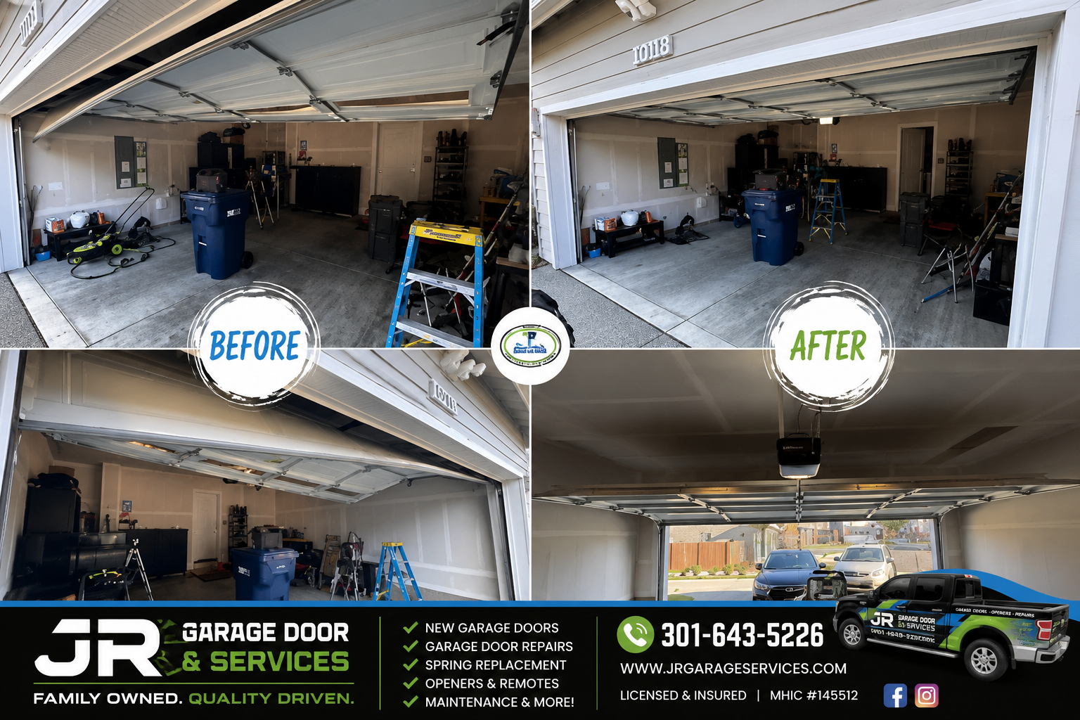 for JR Garage Door and Services in Charles County, MD