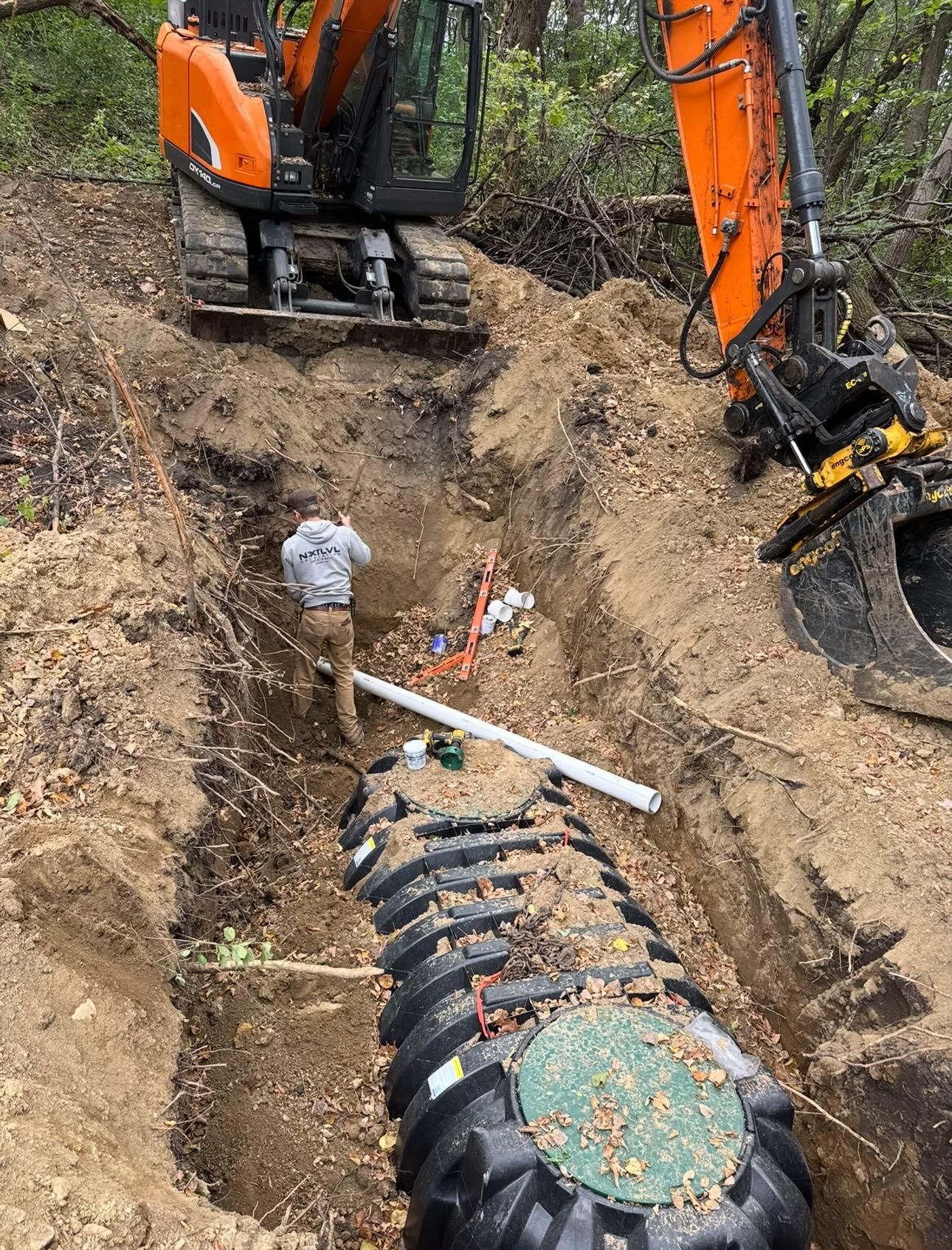  for NXT LVL Excavating in New London, MN