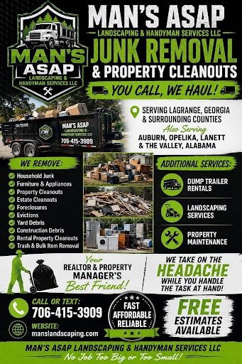  for Man's Asap Landscaping and Handyman Services LLC in Lagrange, GA
