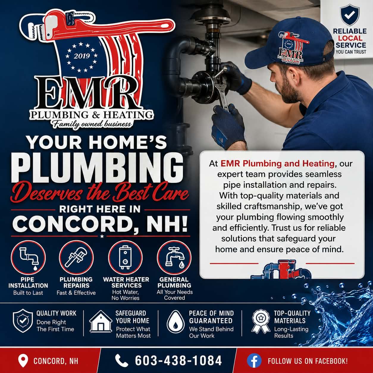 All Photos for EMR Plumbing and Heating in Concord, NH