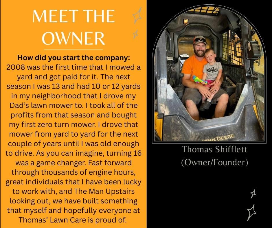  for Thomas' Lawn Care in Maryville, MO