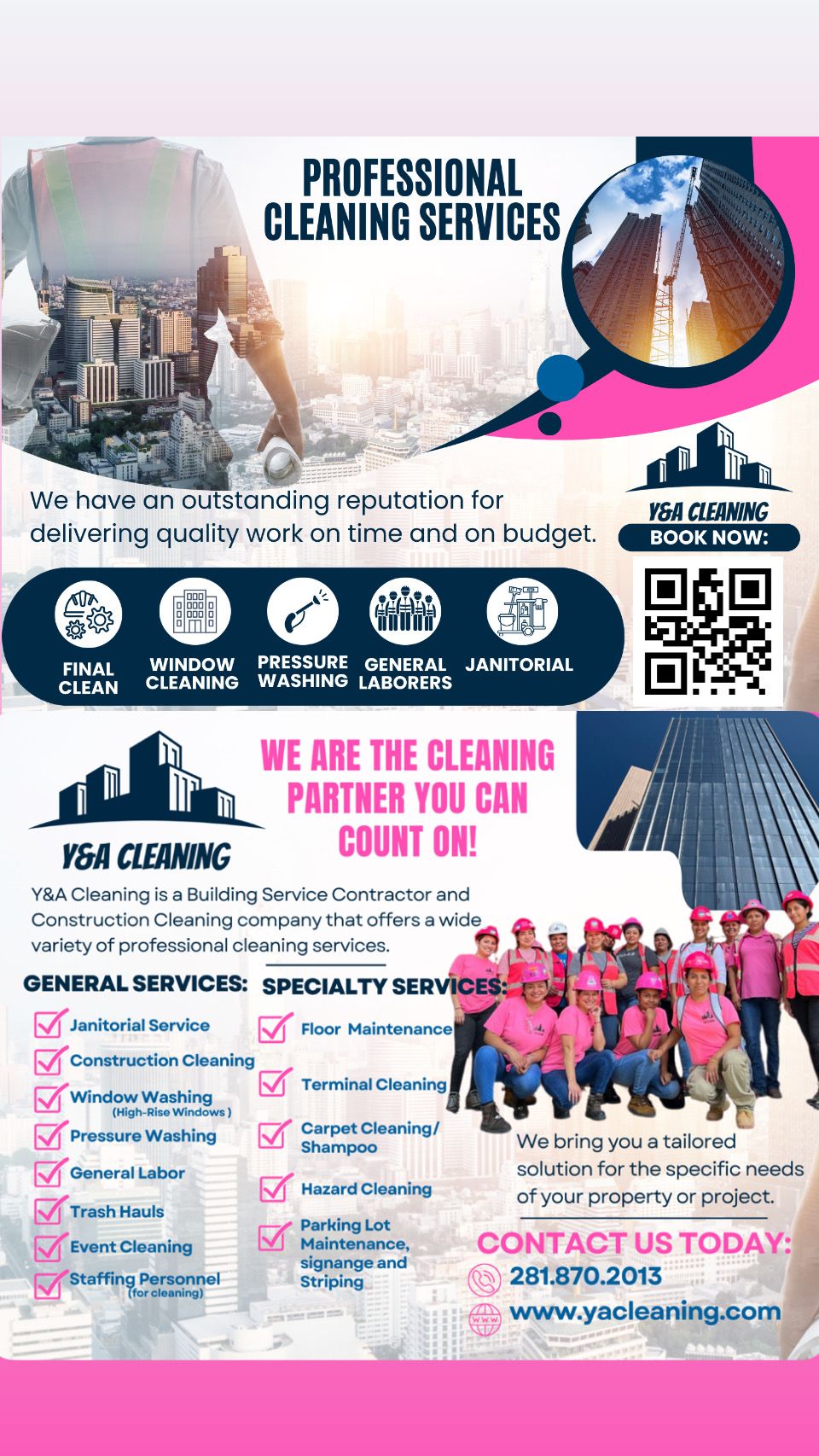  for Y&A Cleaning LLC in Houston, TX