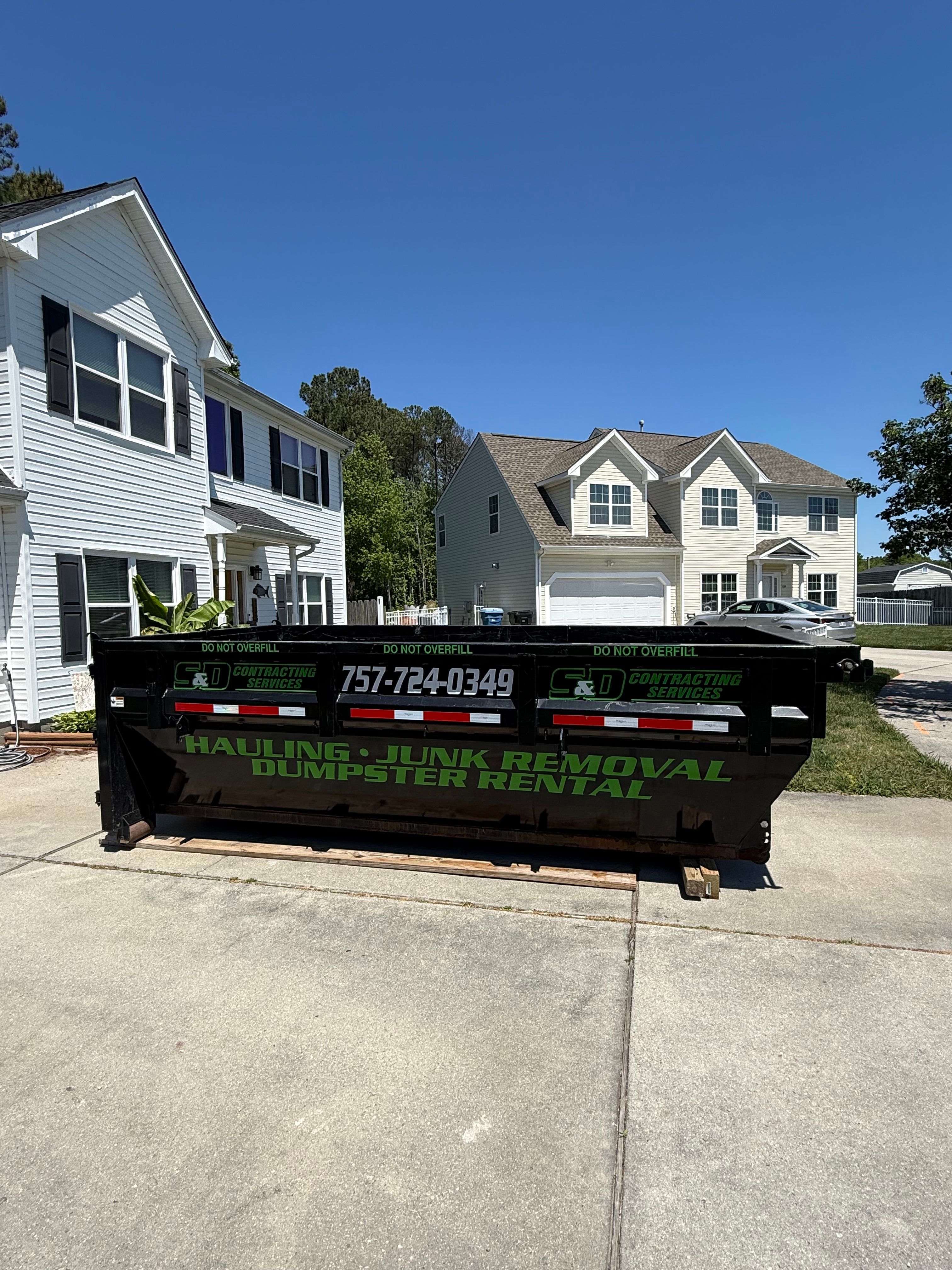  for S & D Dumpsters & Junk Removal in Virginia Beach, VA