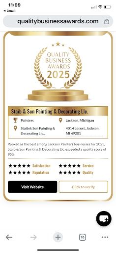  for Staib & Son Painting & Decorating Llc. in Jackson, MI