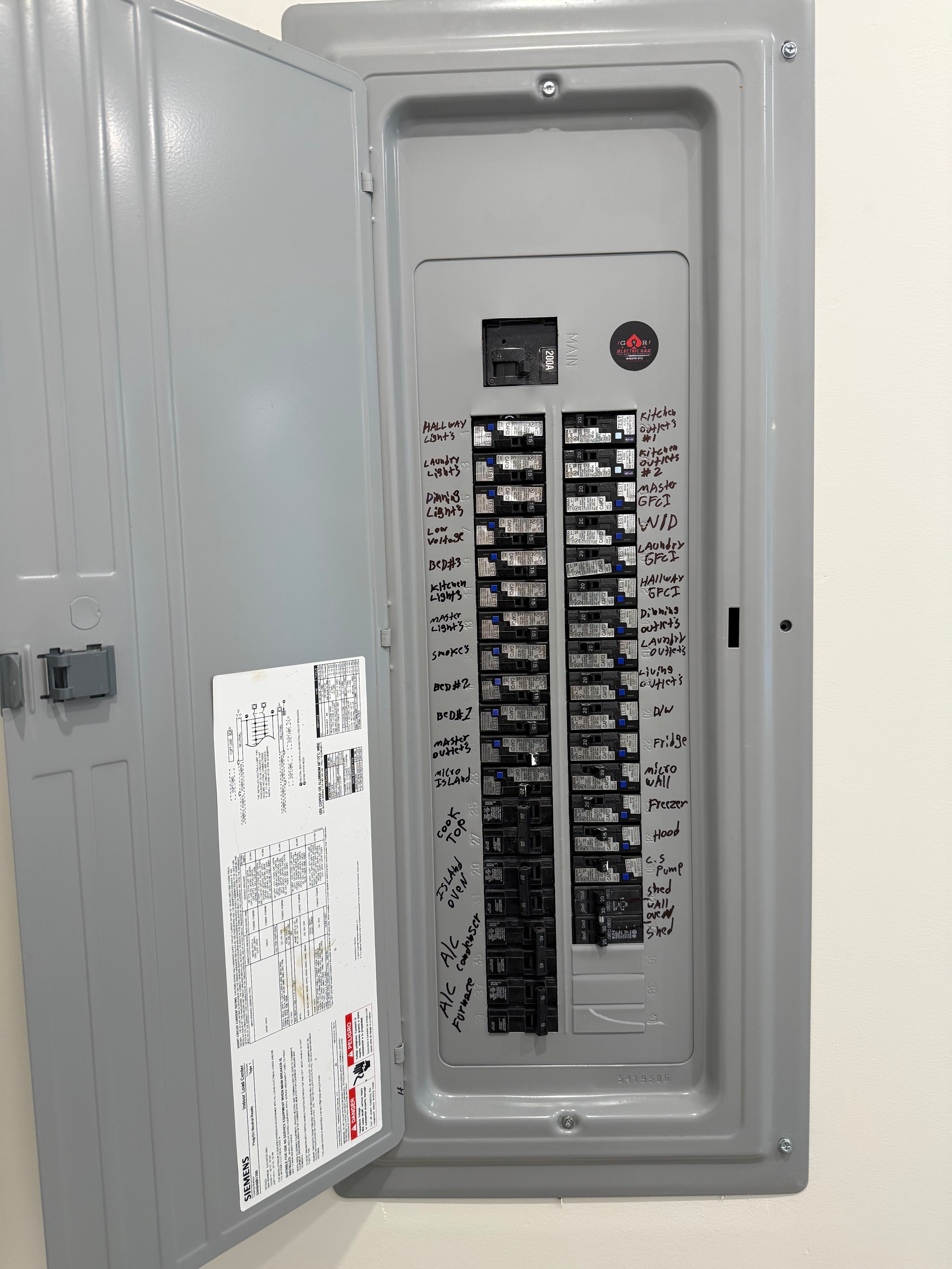  for G&R Electric in New City, NY
