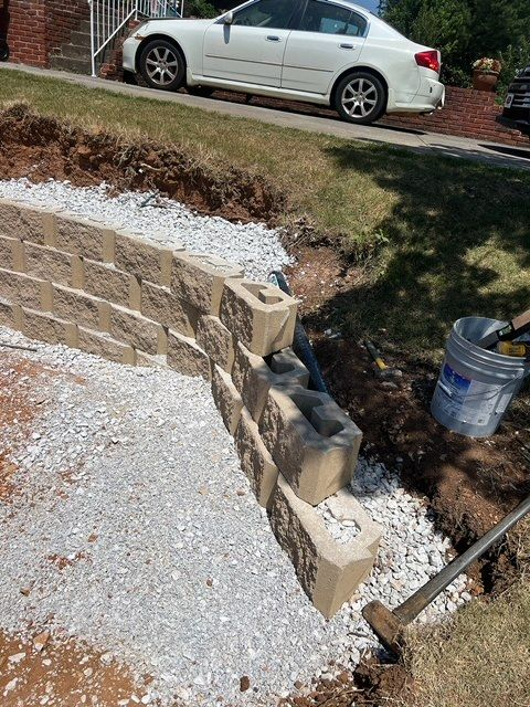 Hardscaping Landscaping for CSS Renovations in Huntsville, AL