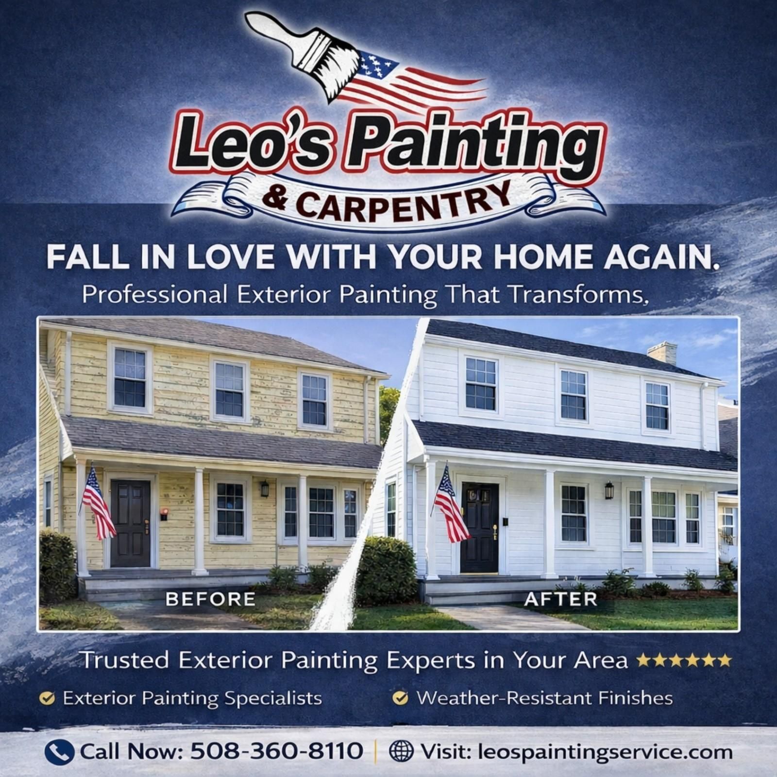 for Leo's Painting and carpentry services  in All of Cape cod, MA