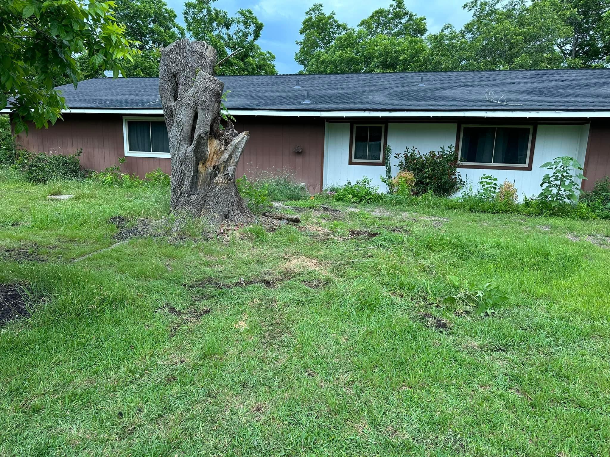 Mowing for Allen Lawn Care in Taylor, Texas