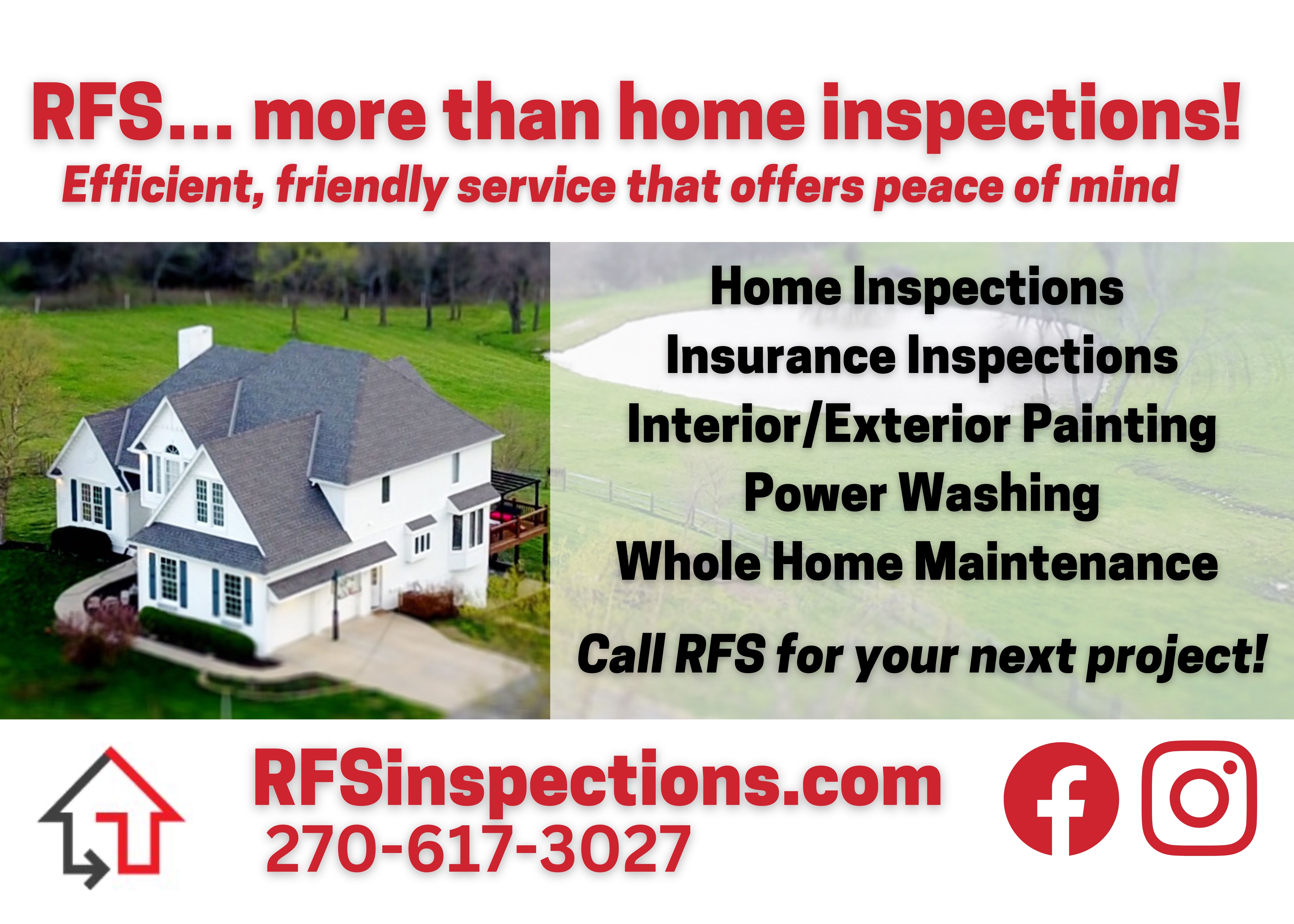  for RFS Home Inspections in Bowling Green, KY