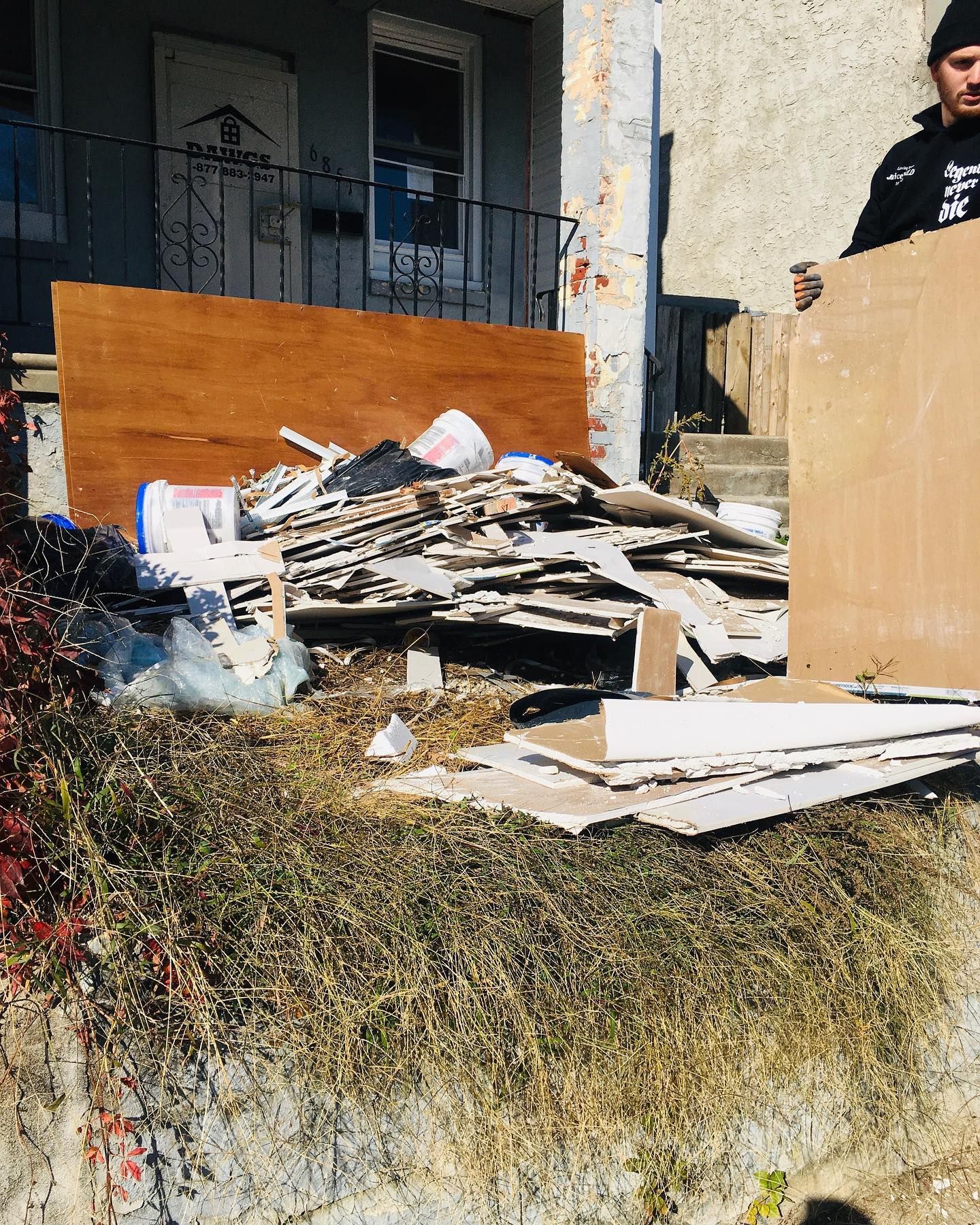 Junk Removal for Neisser Construction in Philadelphia, PA