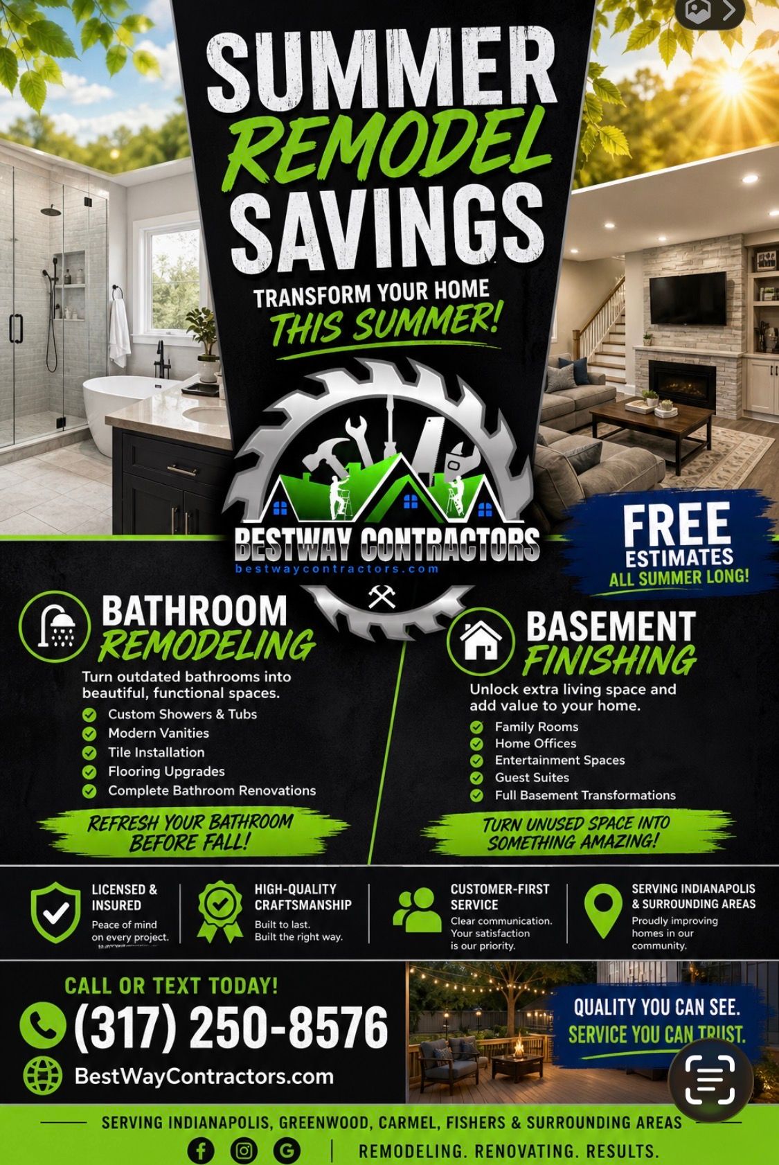  for Bestway Contractors LLC in Indianapolis, IN