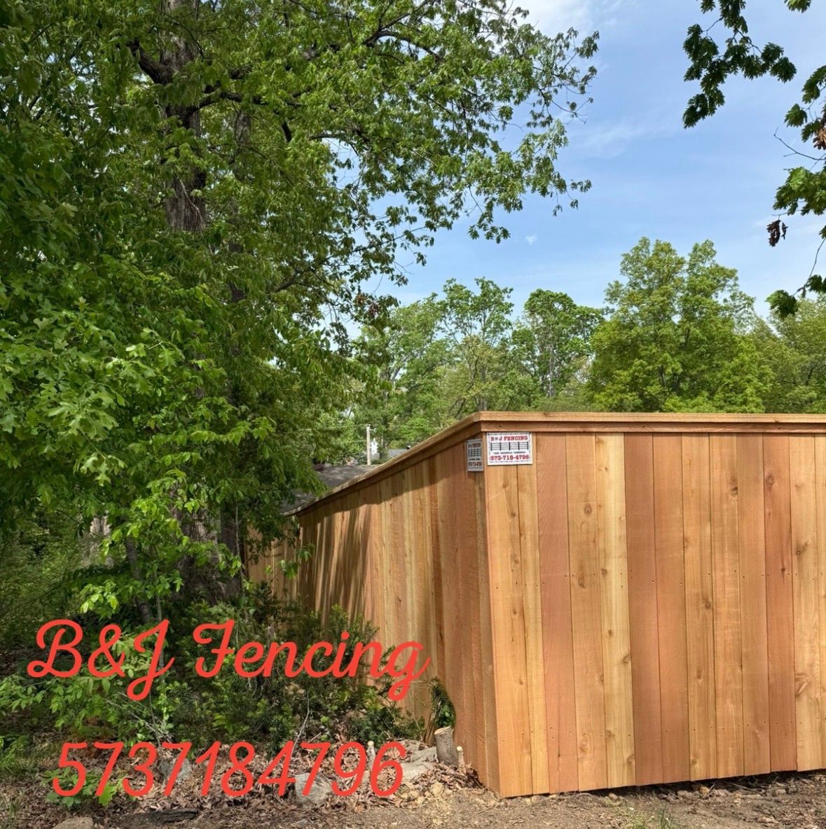  for B&J Fencing in Harviell, MO