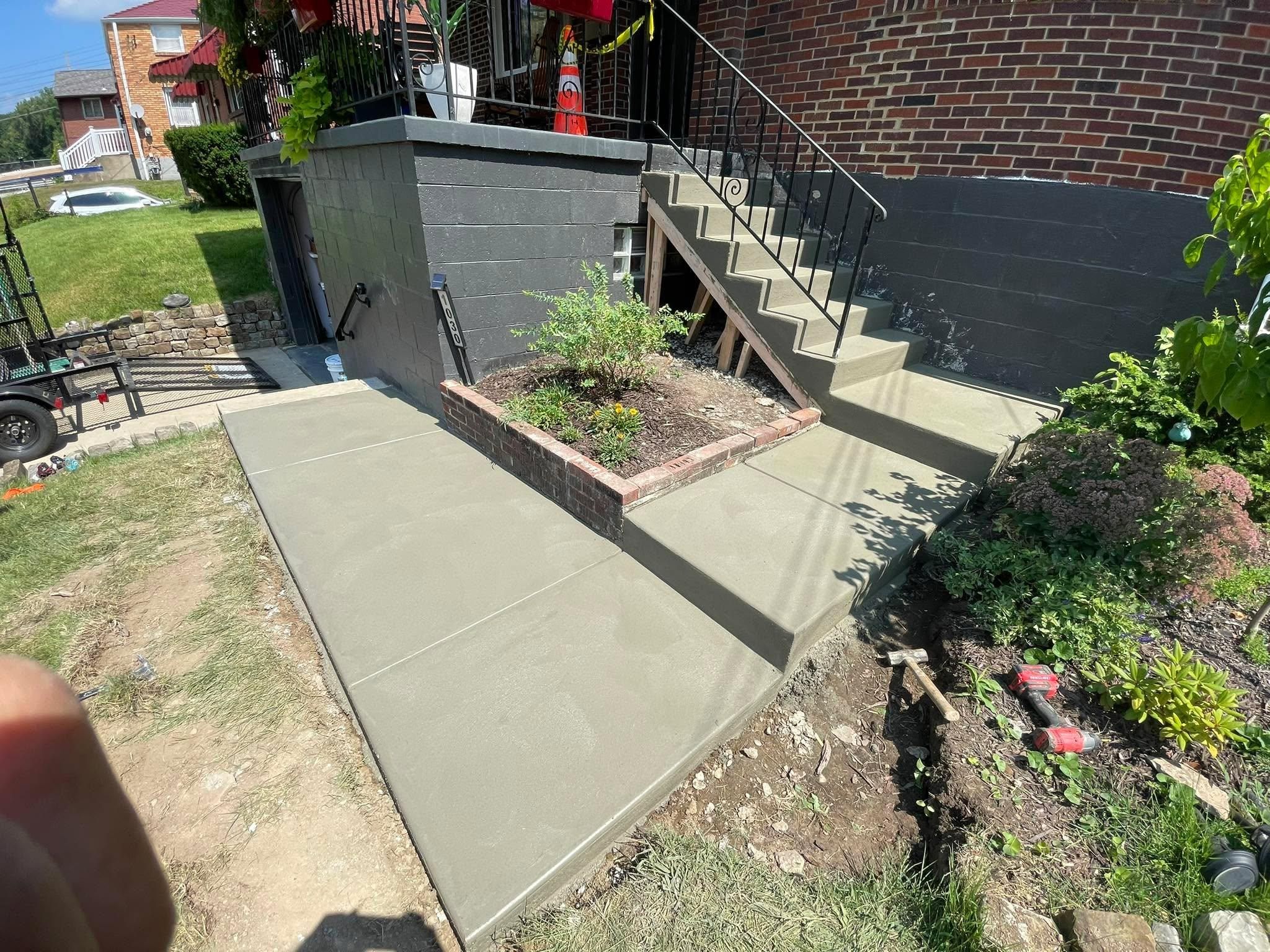  for STS Custom Concrete in Butler County, PA