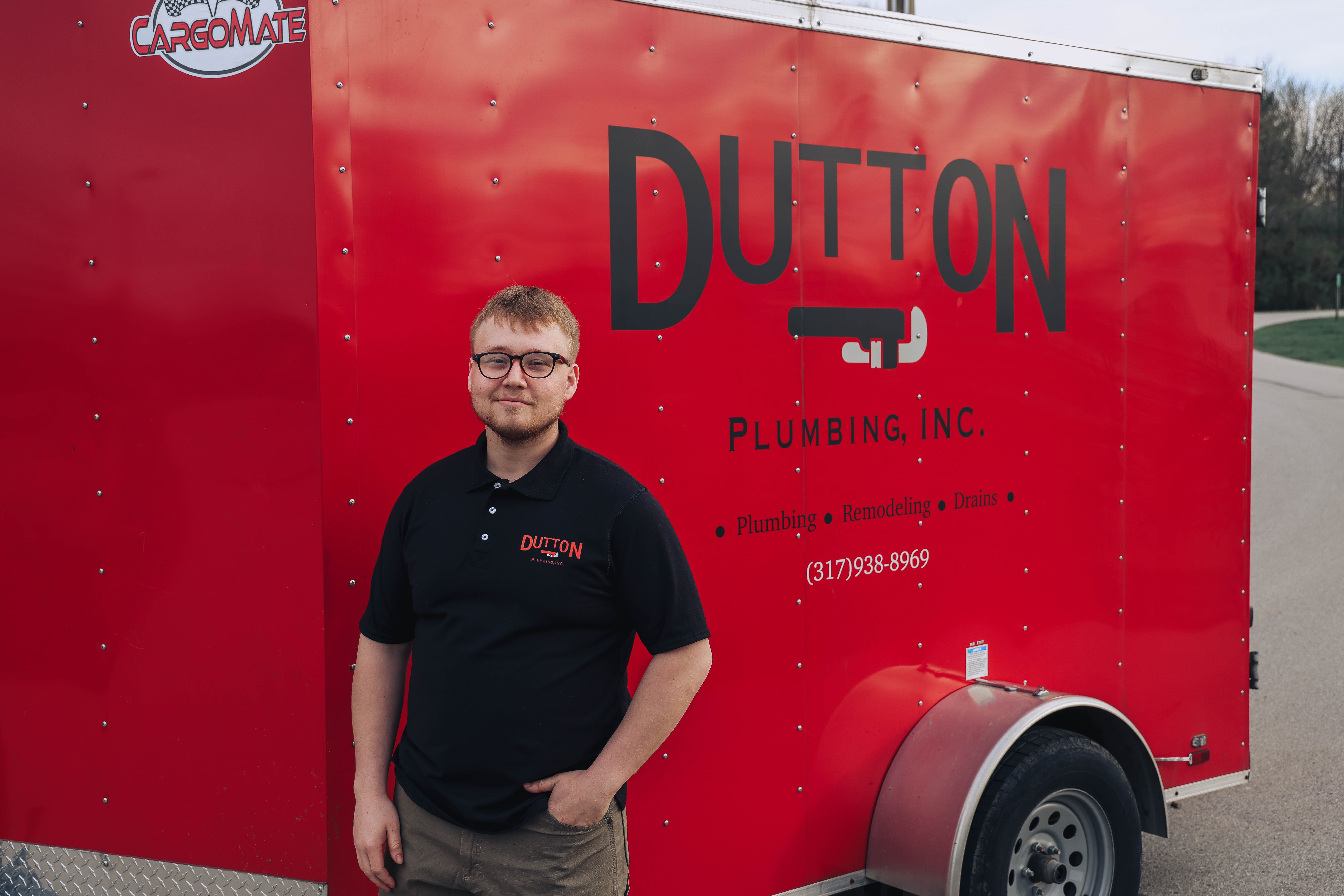 Noah Dutton at Dutton Plumbing, Inc. in Whiteland, IN