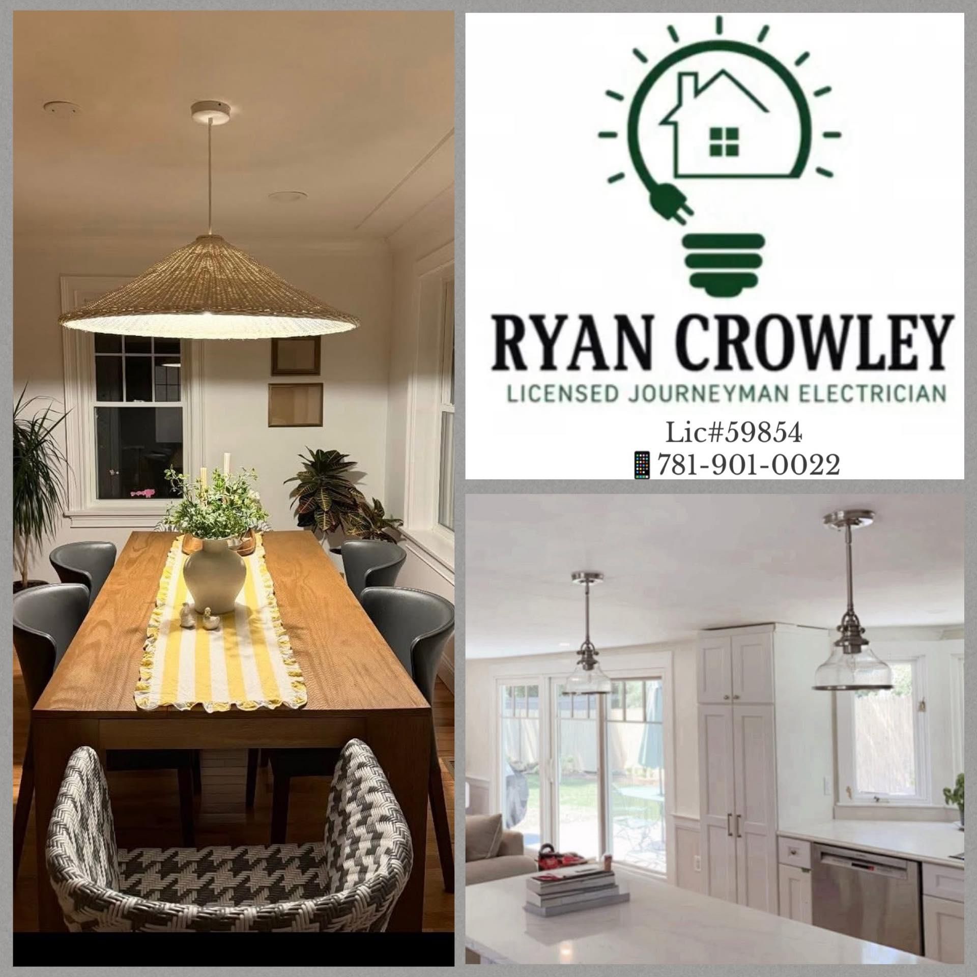  for Ryan Crowley, Journeyman Electrician in East Wareham, MA