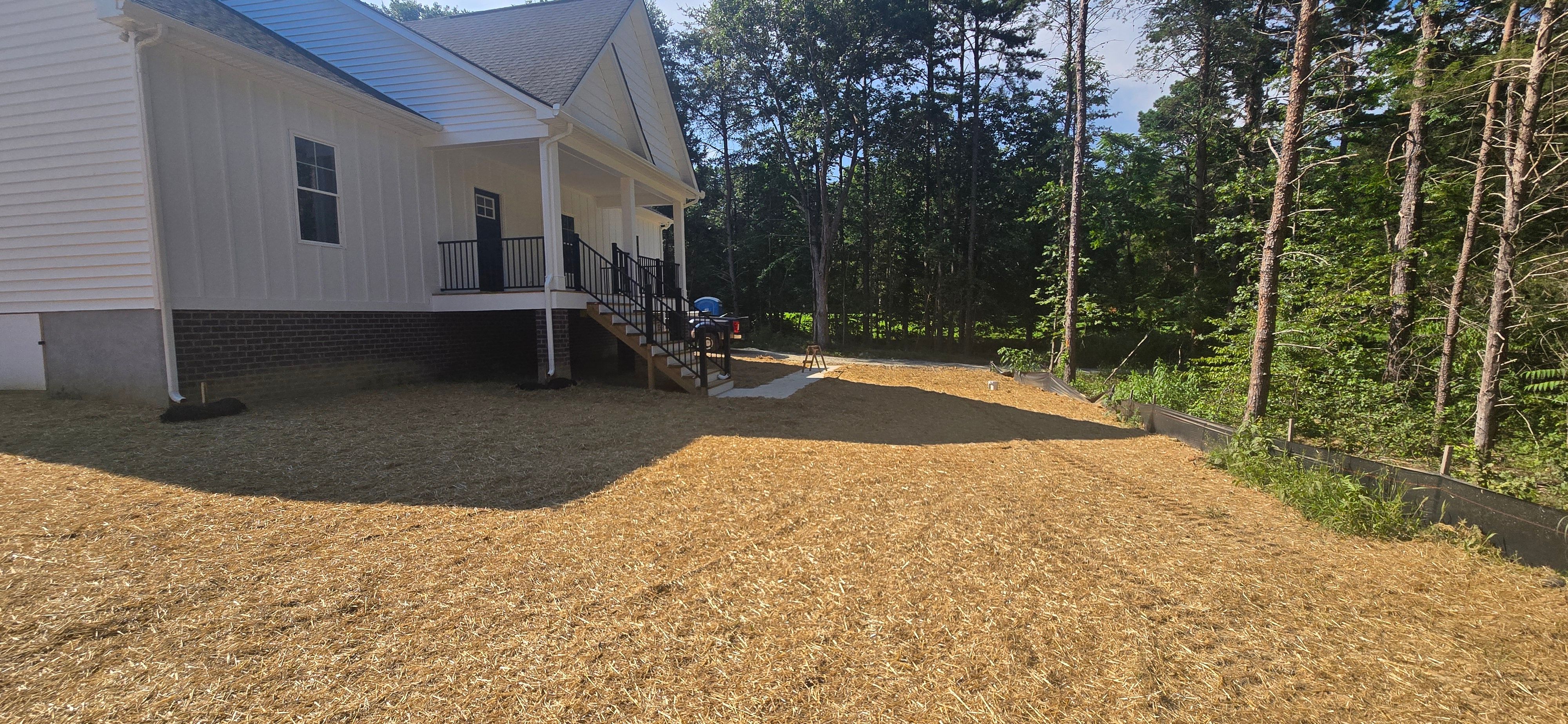 Fine Grading for C.A. Sherry Land Improvement, LLC. in Louisa, VA