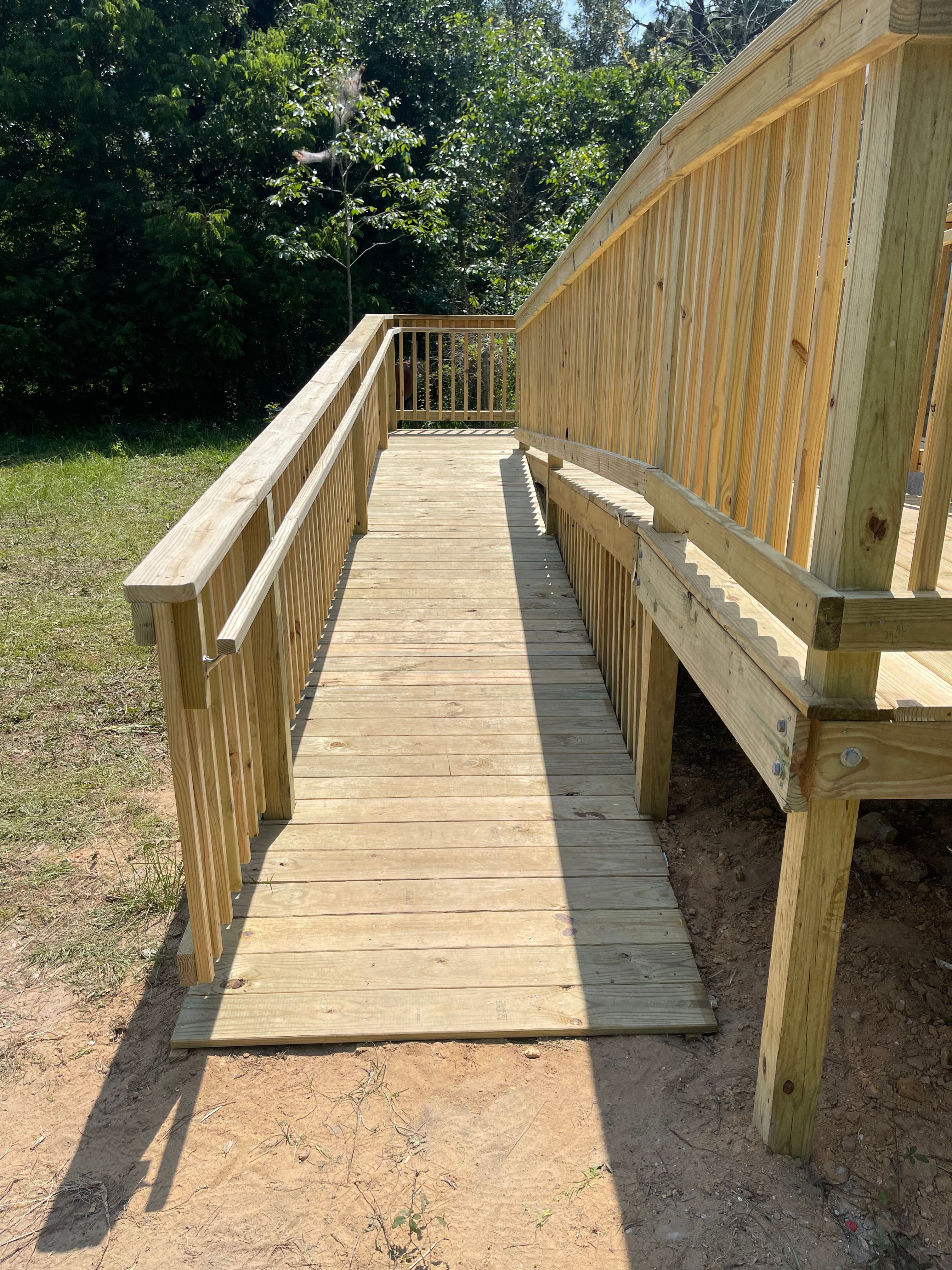 Deck & Patio Construction for JPH Builders Inc. in Milton, FL