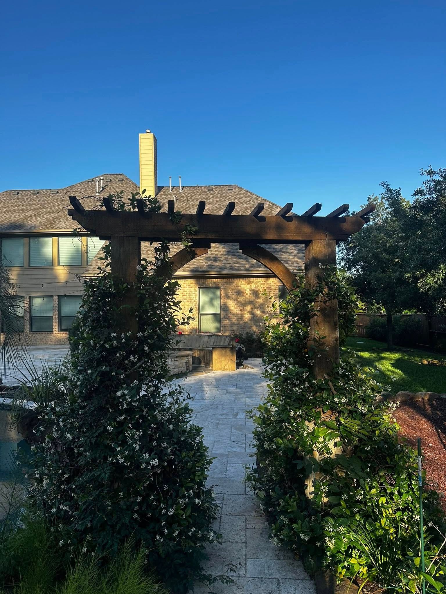 Hardscaping for Atlas Land Design in Creekside Park, TX