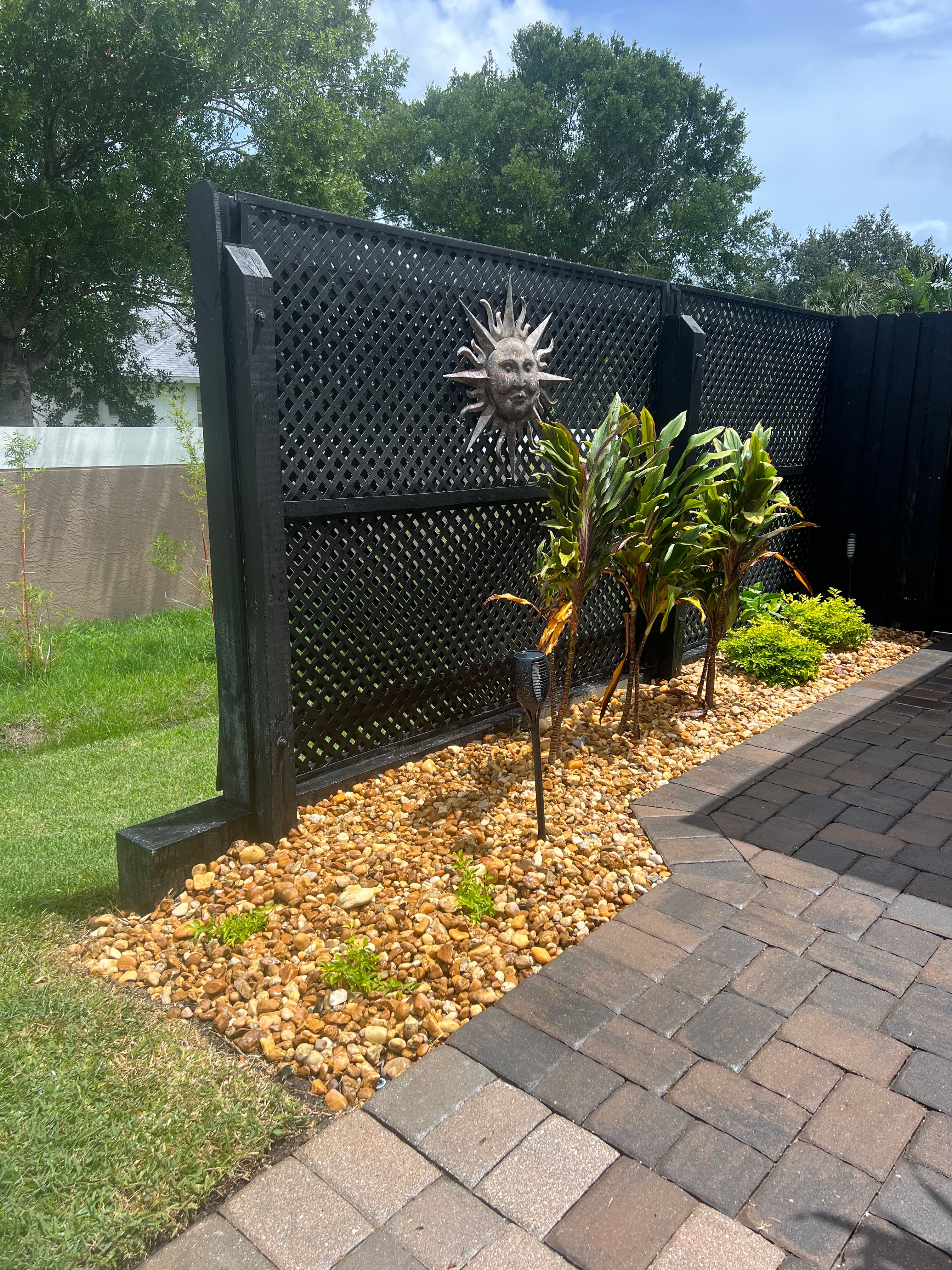 Full scale landscape designing and installations for Isaiah Simmons Construction and Landscaping LLC in Brevard County, Florida