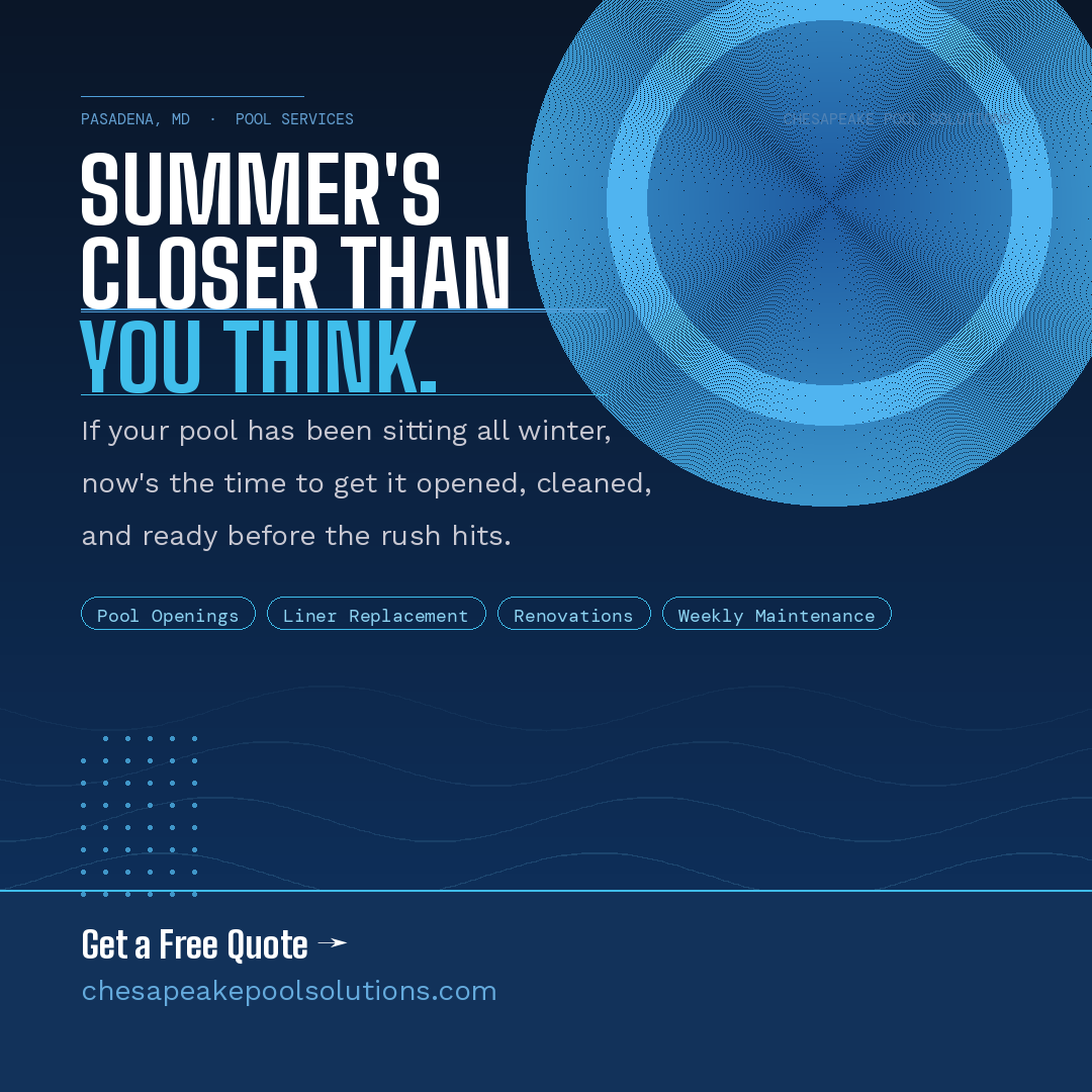 All Photos for Chesapeake Pool Solutions in Pasadena, MD