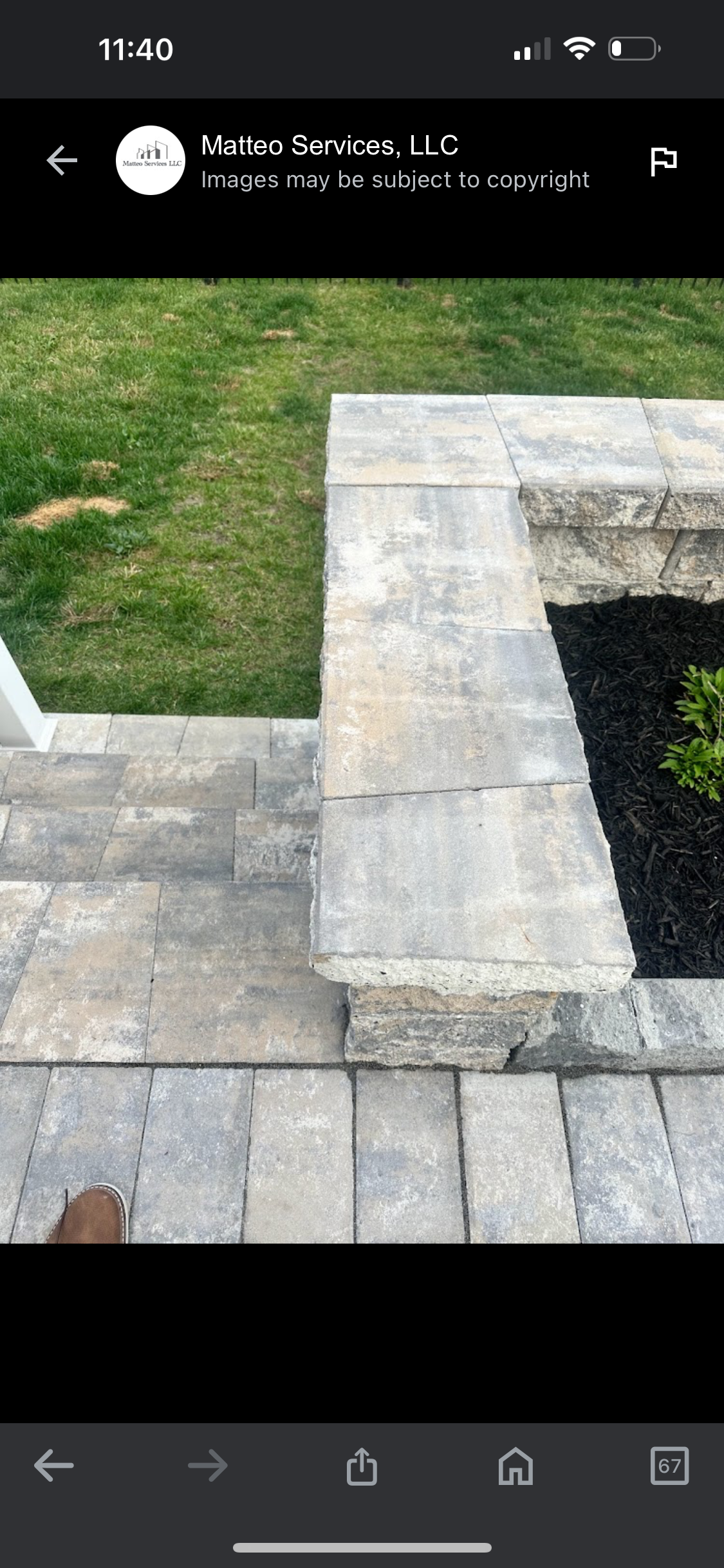  for Matteo Hardscapes in Towson,  MD