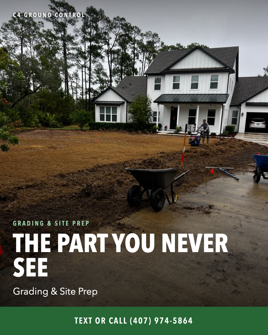 Irrigation System Design & Install for C4 Ground Control in Orlando, FL