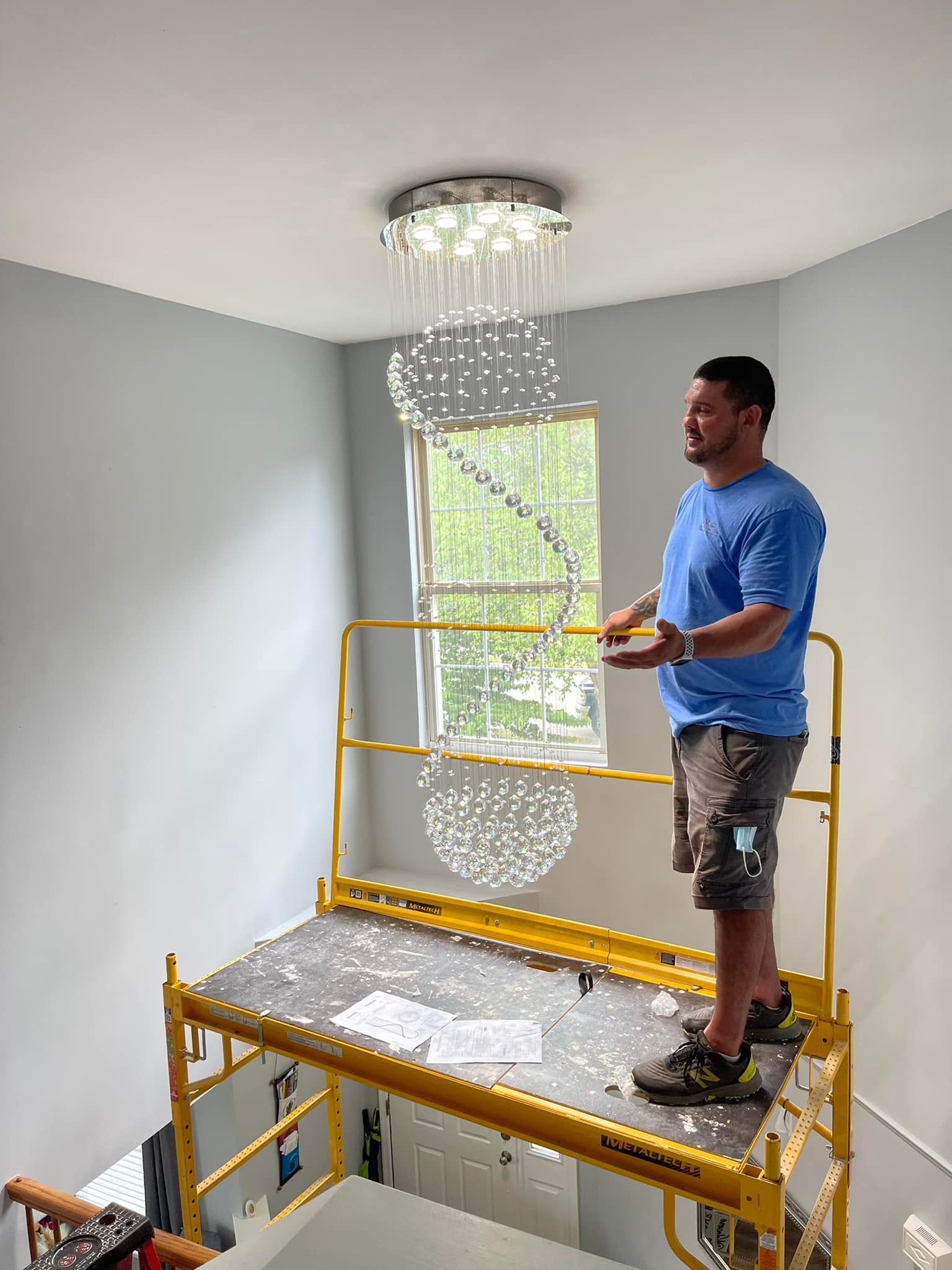 Lighting Installs for NJC Electric in Hackettstown, NJ