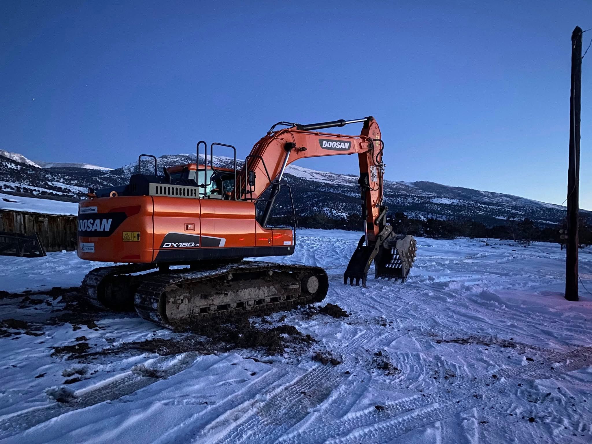 Excavating for DL Dirtworks LLC in Ephraim, UT