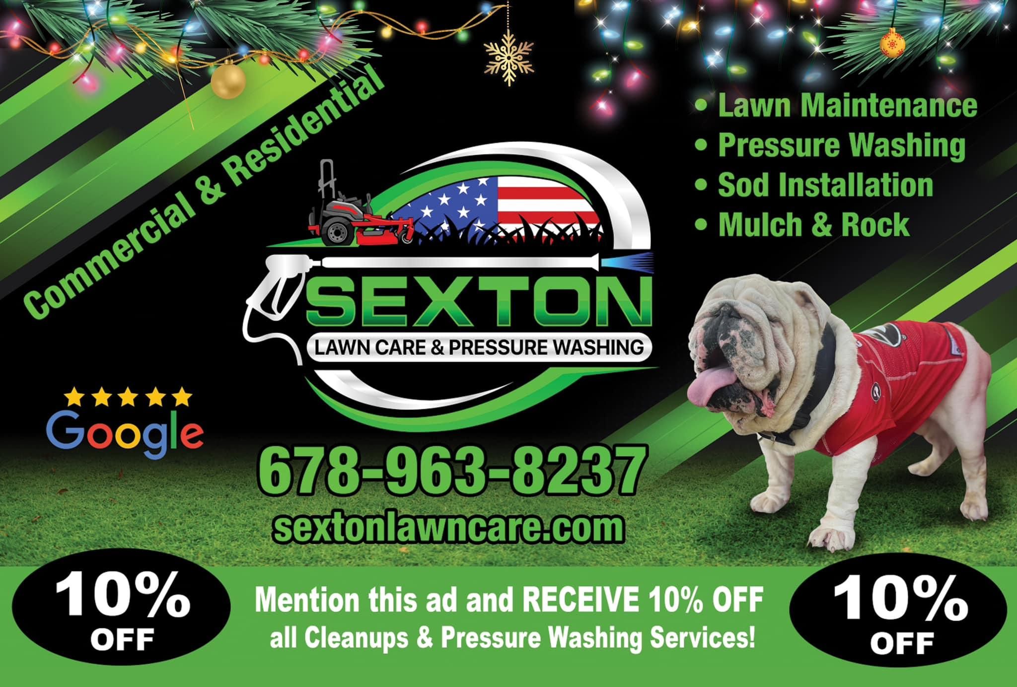  for Sexton Lawn Care in Jefferson, GA