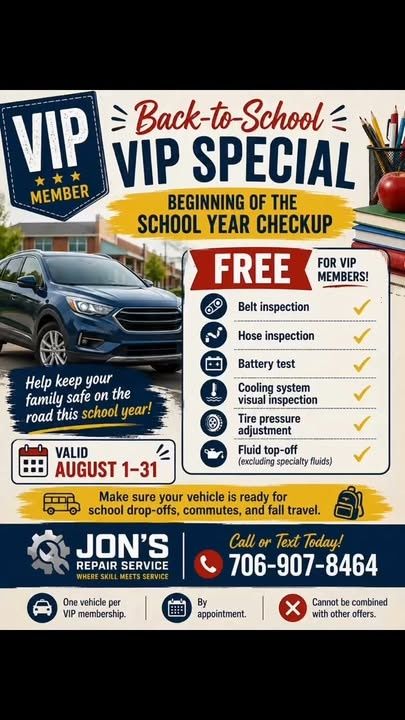 for Jon's Repair Service in Elberton, GA