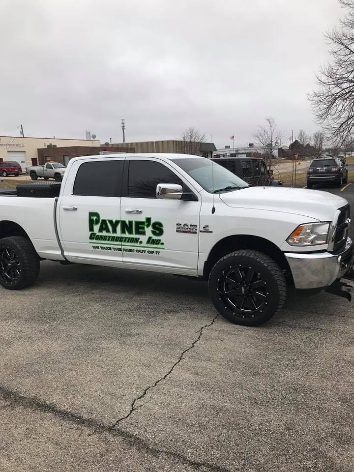  for Paynes Construction in Oswego, IL