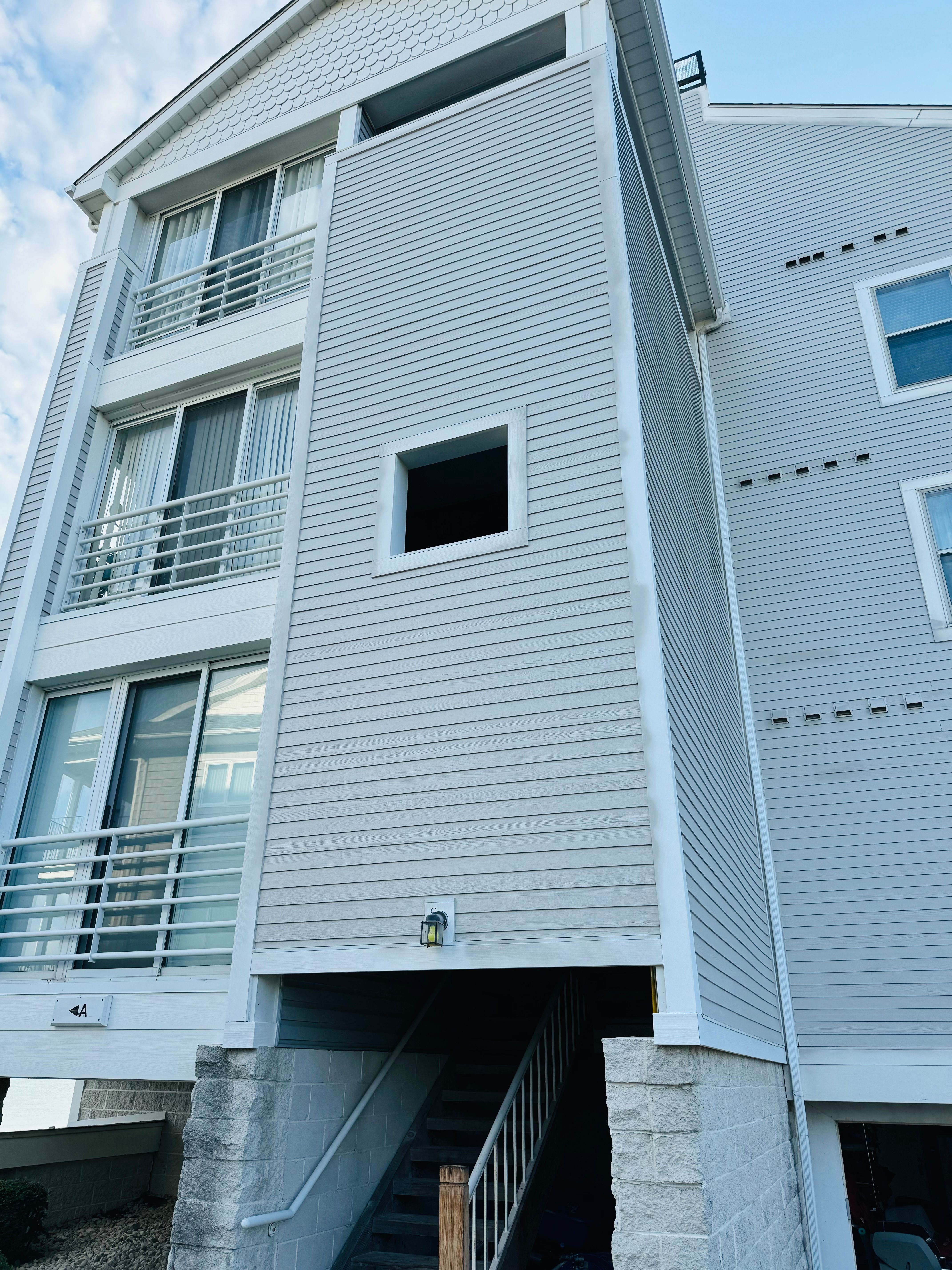 Exterior painting for Erie Builders & Construction in Sandusky, OH