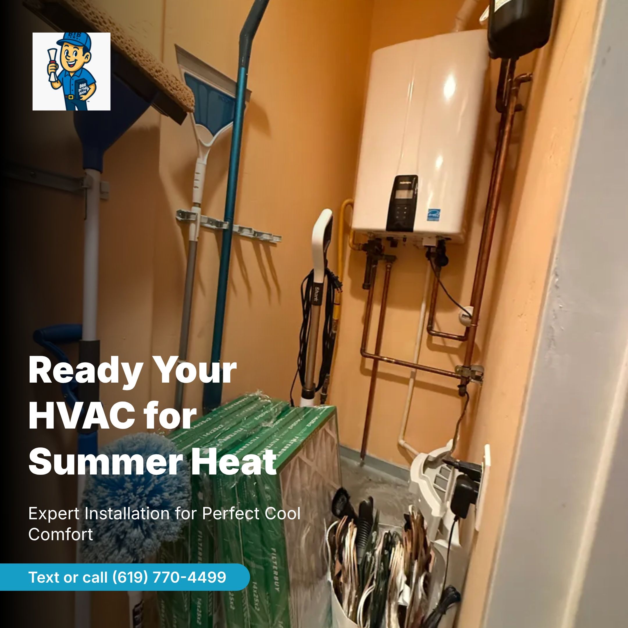 All Photos for BY THE BOOK Plumbing • Heating • Air Conditioning in San Diego, CA