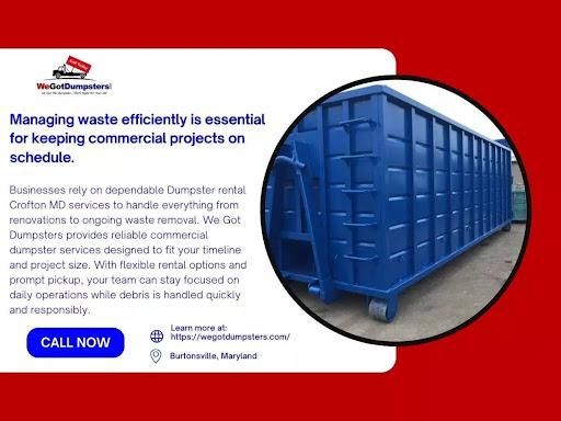  for We Got Dumpsters LLC in Clarksburg, MD