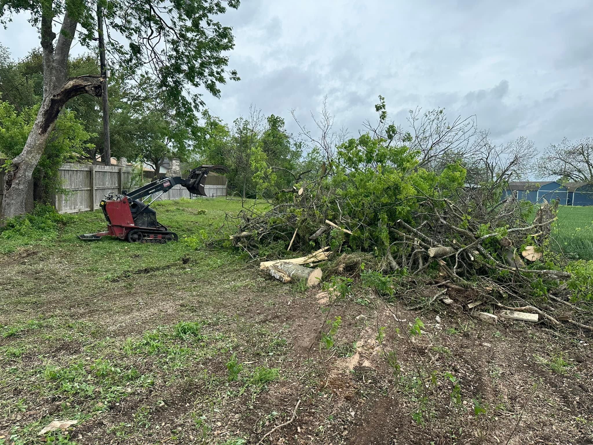 Mowing for Allen Lawn Care in Taylor, Texas