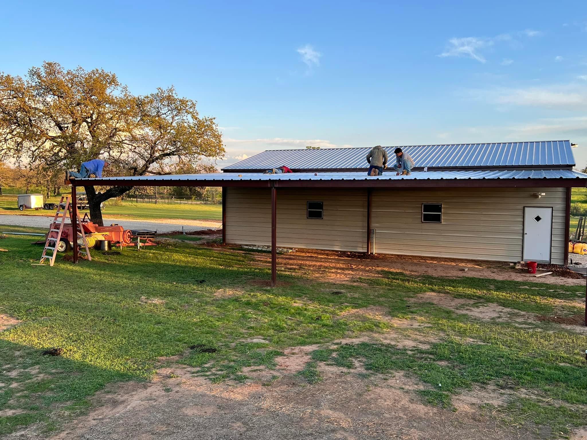 Metal Building Construction for JG Welding & Construction Services in Weatherford, TX