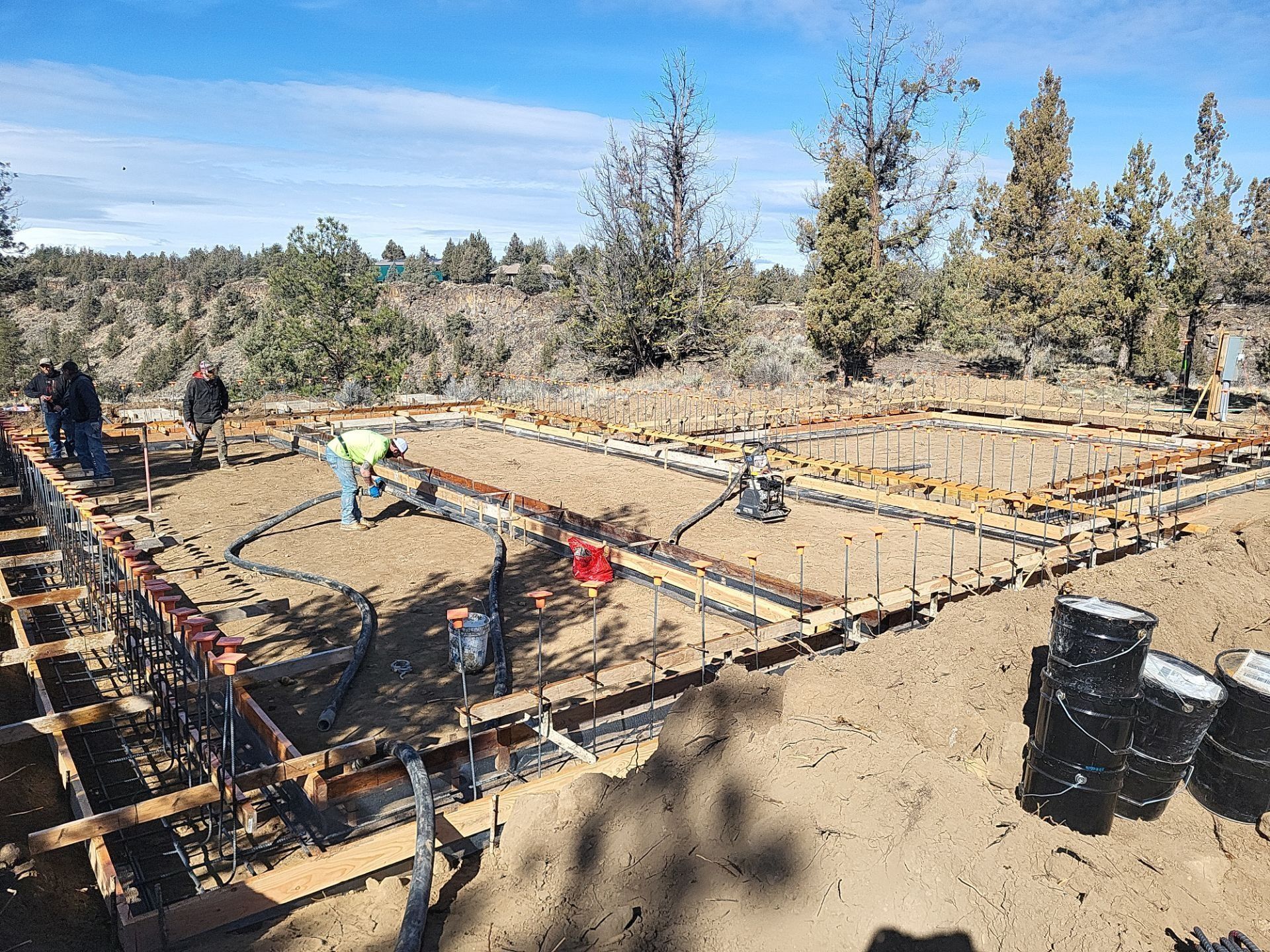 Foundation for TJR Concrete and Construction in Bend, OR