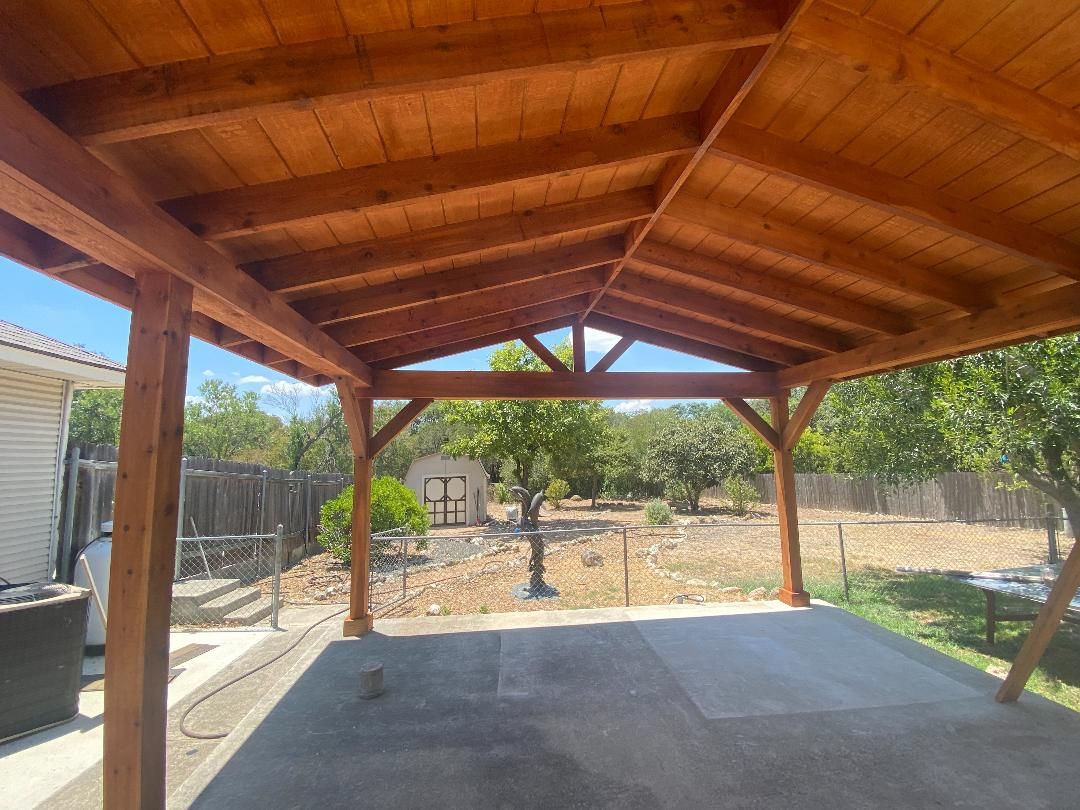 Pergola and Pavilions  for Ansley Staining and Exterior Works in New Braunfels, TX