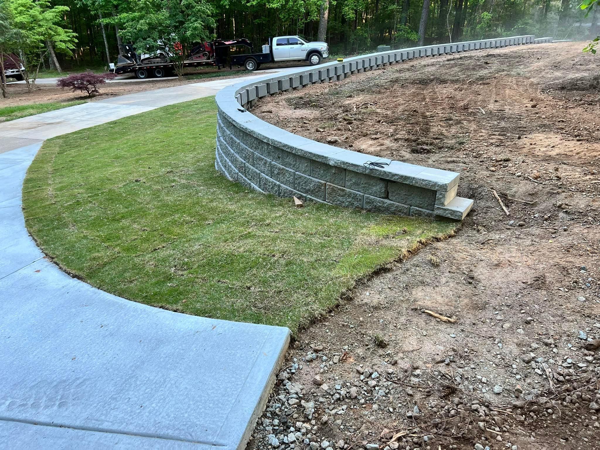 Grading & Drainage for Adams Landscape Management Group LLC. in Loganville, GA