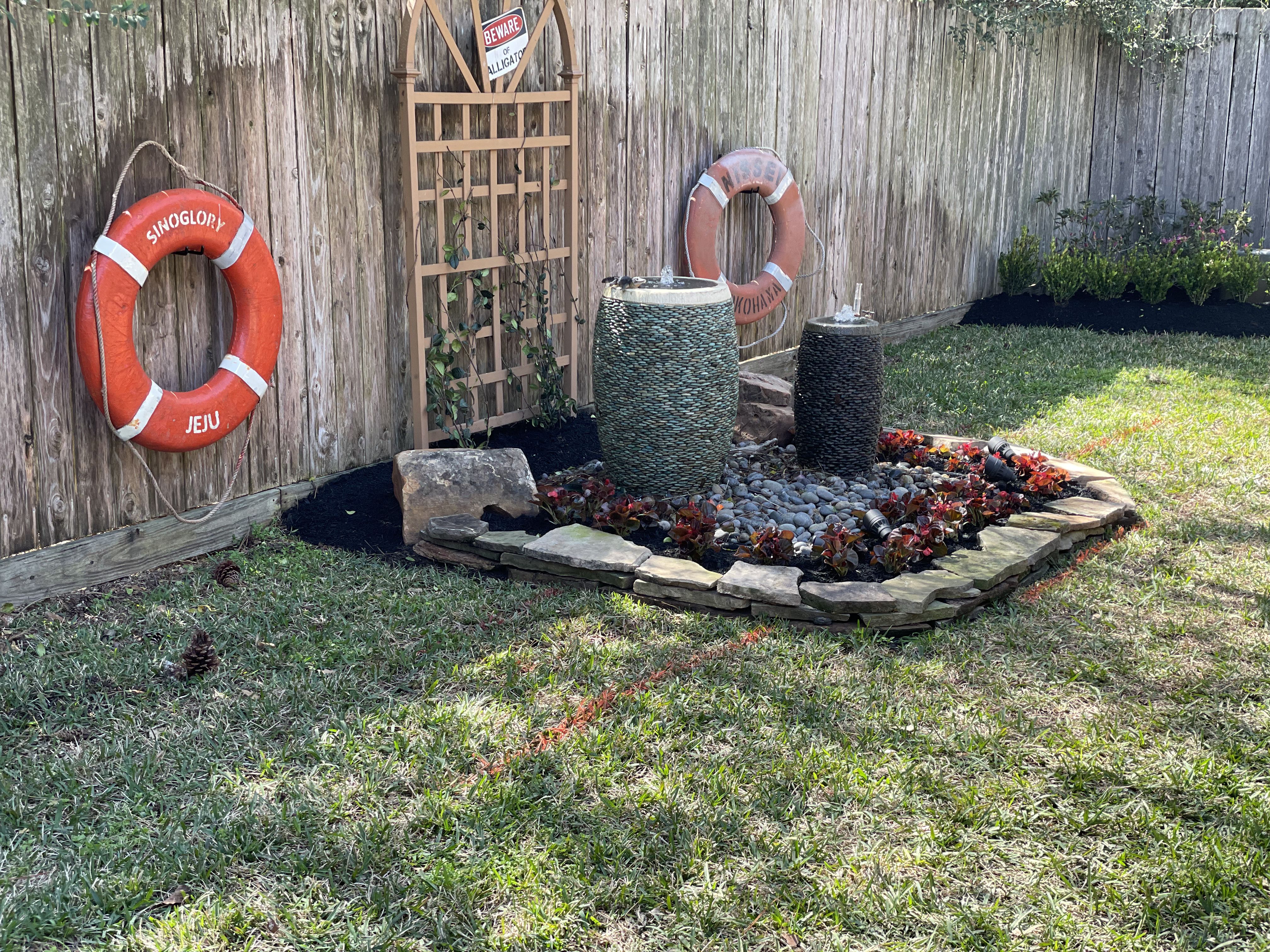 Outdoor Features for Atlas Land Design in Creekside Park, TX